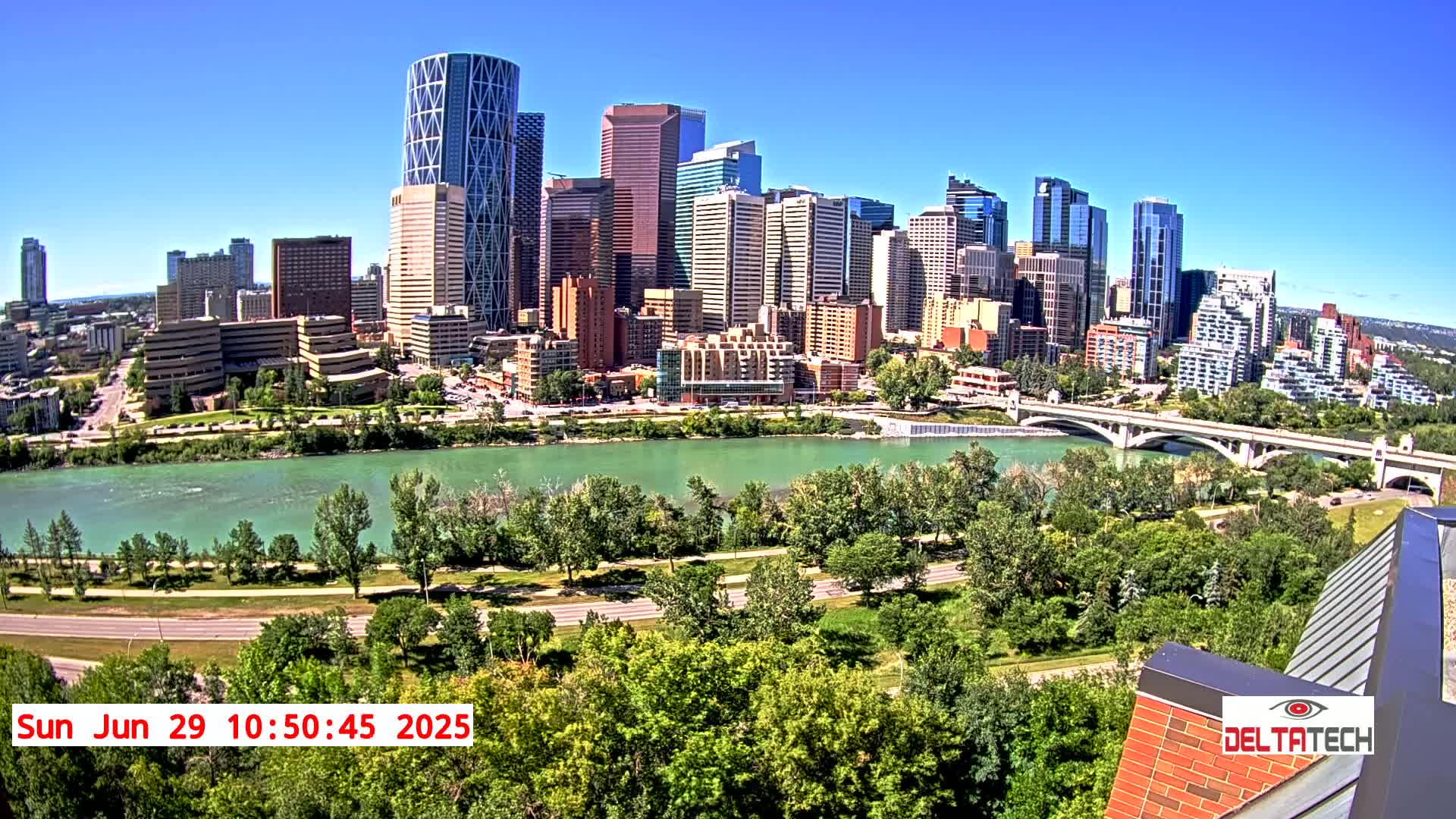 Calgary Skyline  Live Cam - Calgary, Rocky View County and Foothills County, Alberta, Canada