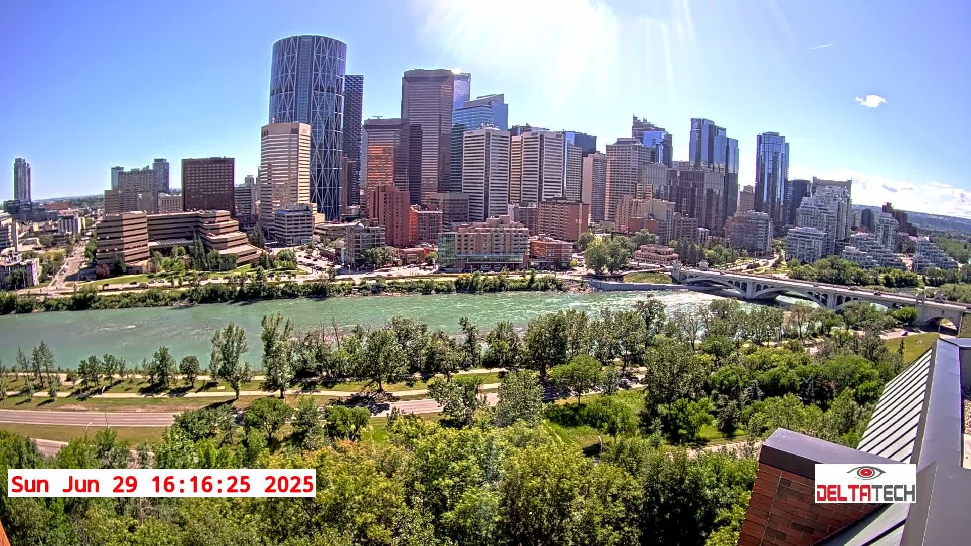 Calgary Skyline  Live Cam - Calgary, Rocky View County and Foothills County, Alberta, Canada