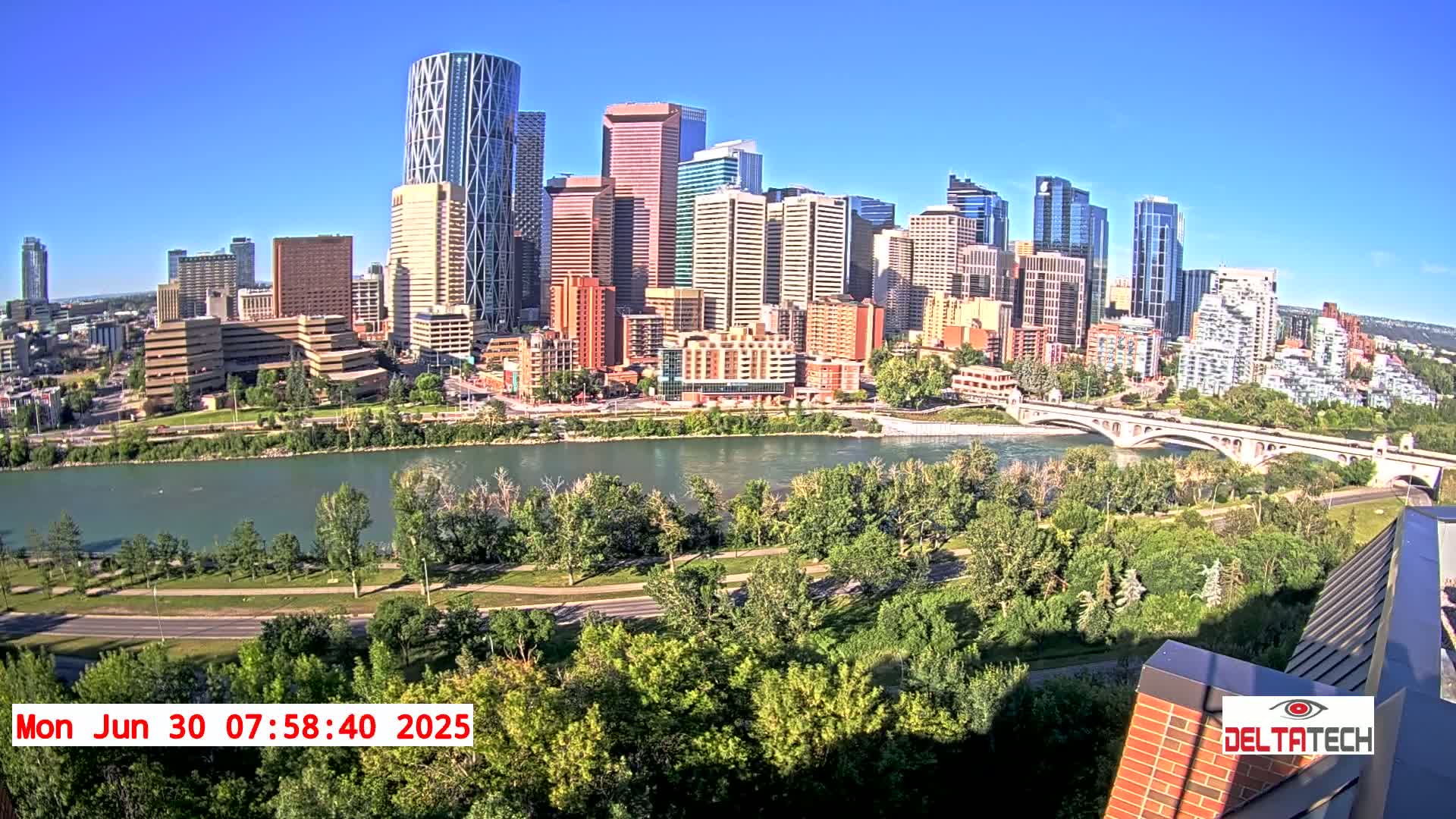 Calgary Skyline  Live Cam - Calgary, Rocky View County and Foothills County, Alberta, Canada