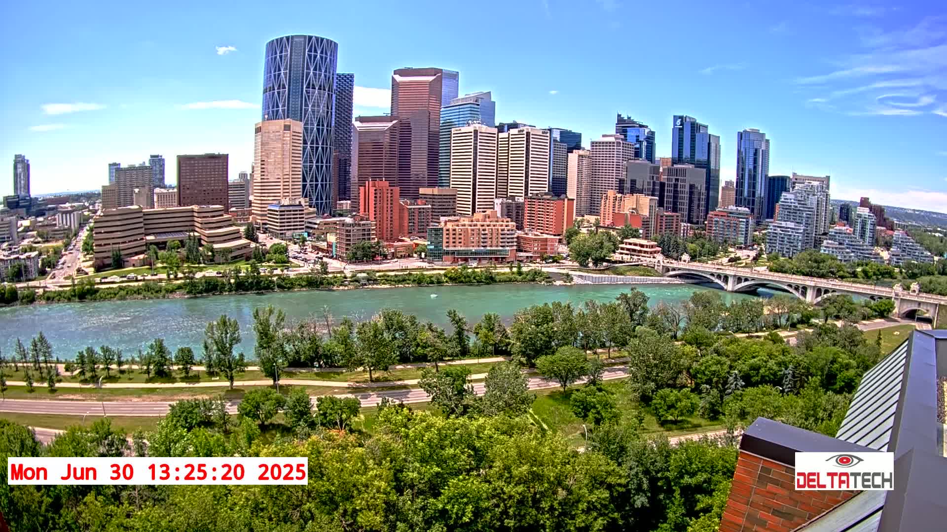 Calgary Skyline  Live Cam - Calgary, Rocky View County and Foothills County, Alberta, Canada