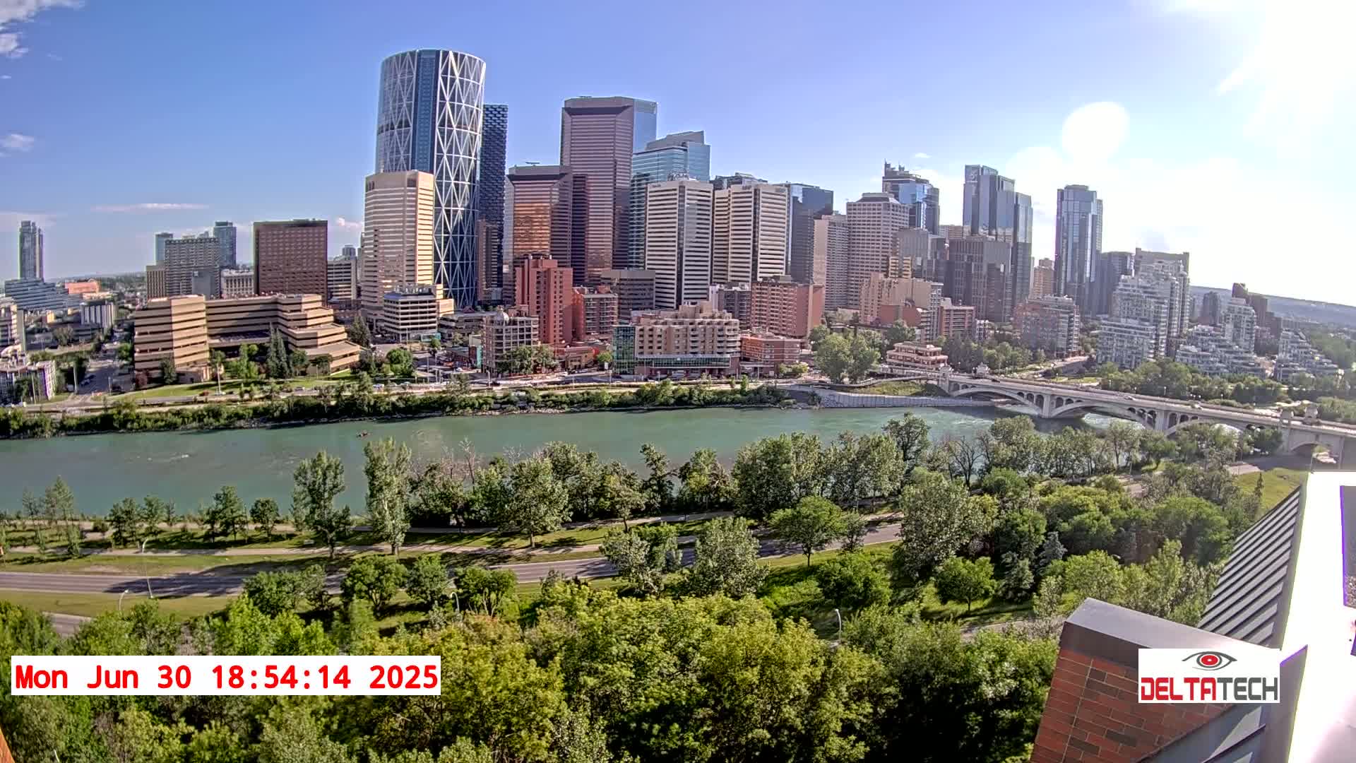 Calgary Skyline  Live Cam - Calgary, Rocky View County and Foothills County, Alberta, Canada
