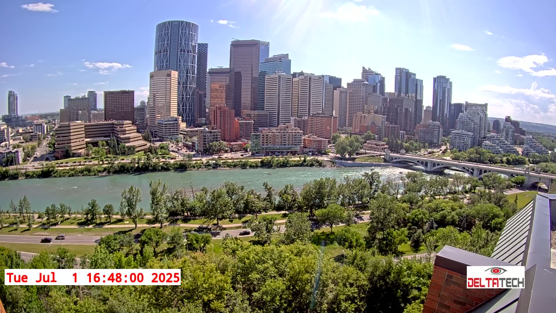 Calgary Skyline  Live Cam - Calgary, Rocky View County and Foothills County, Alberta, Canada