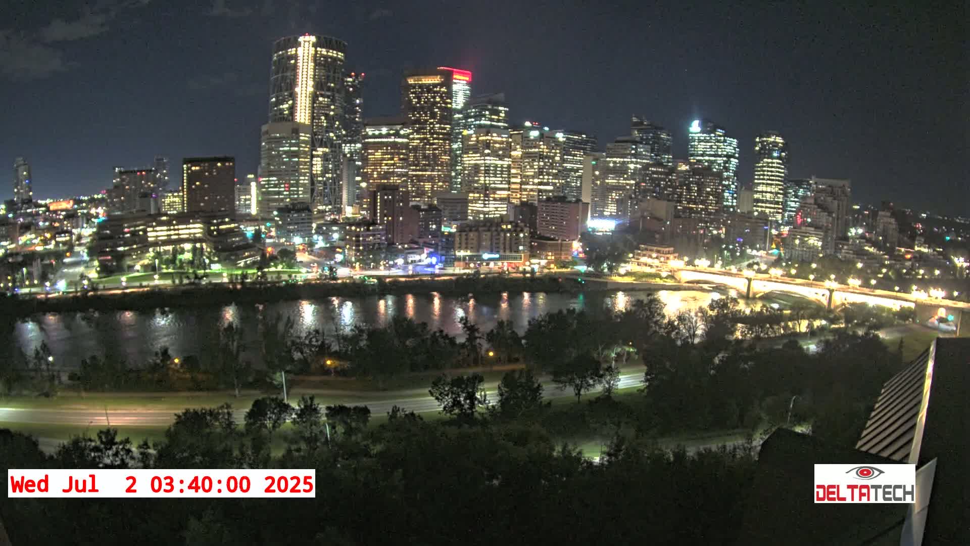 Calgary Skyline  Live Cam - Calgary, Rocky View County and Foothills County, Alberta, Canada