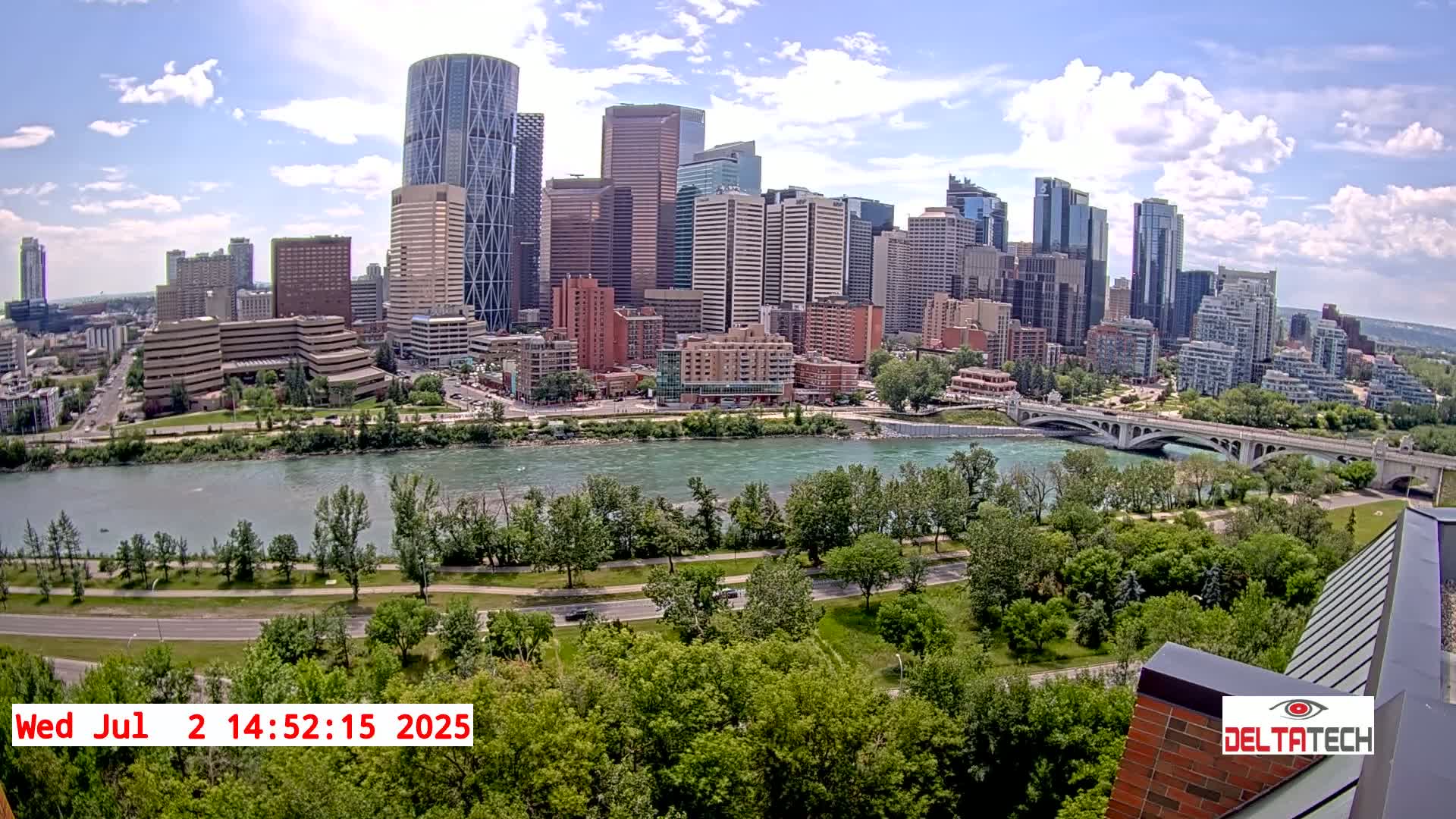 Calgary Skyline  Live Cam - Calgary, Rocky View County and Foothills County, Alberta, Canada
