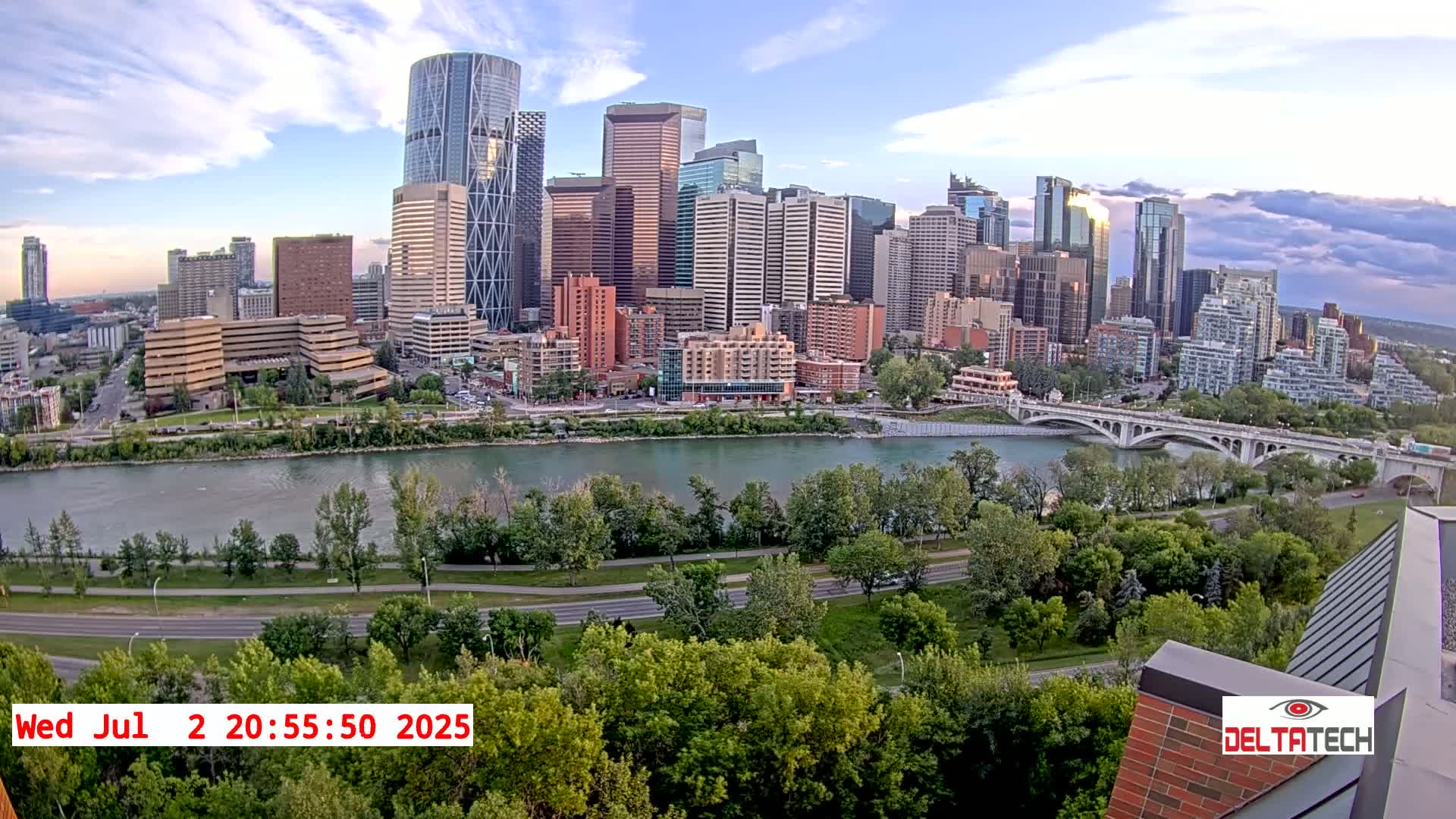 Calgary Skyline  Live Cam - Calgary, Rocky View County and Foothills County, Alberta, Canada
