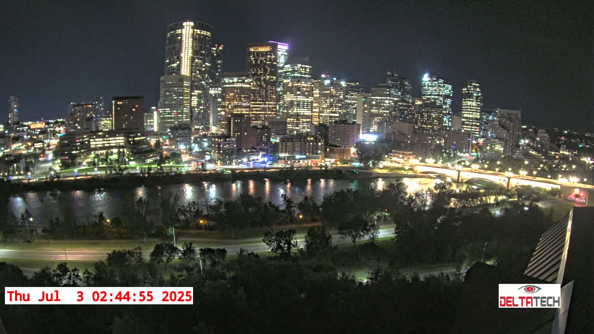 Calgary Skyline  Live Cam - Calgary, Rocky View County and Foothills County, Alberta, Canada