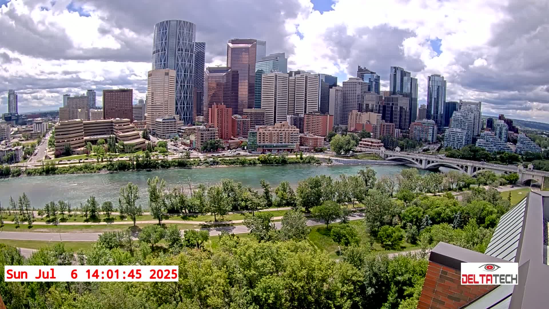 Calgary Skyline  Live Cam - Calgary, Rocky View County and Foothills County, Alberta, Canada