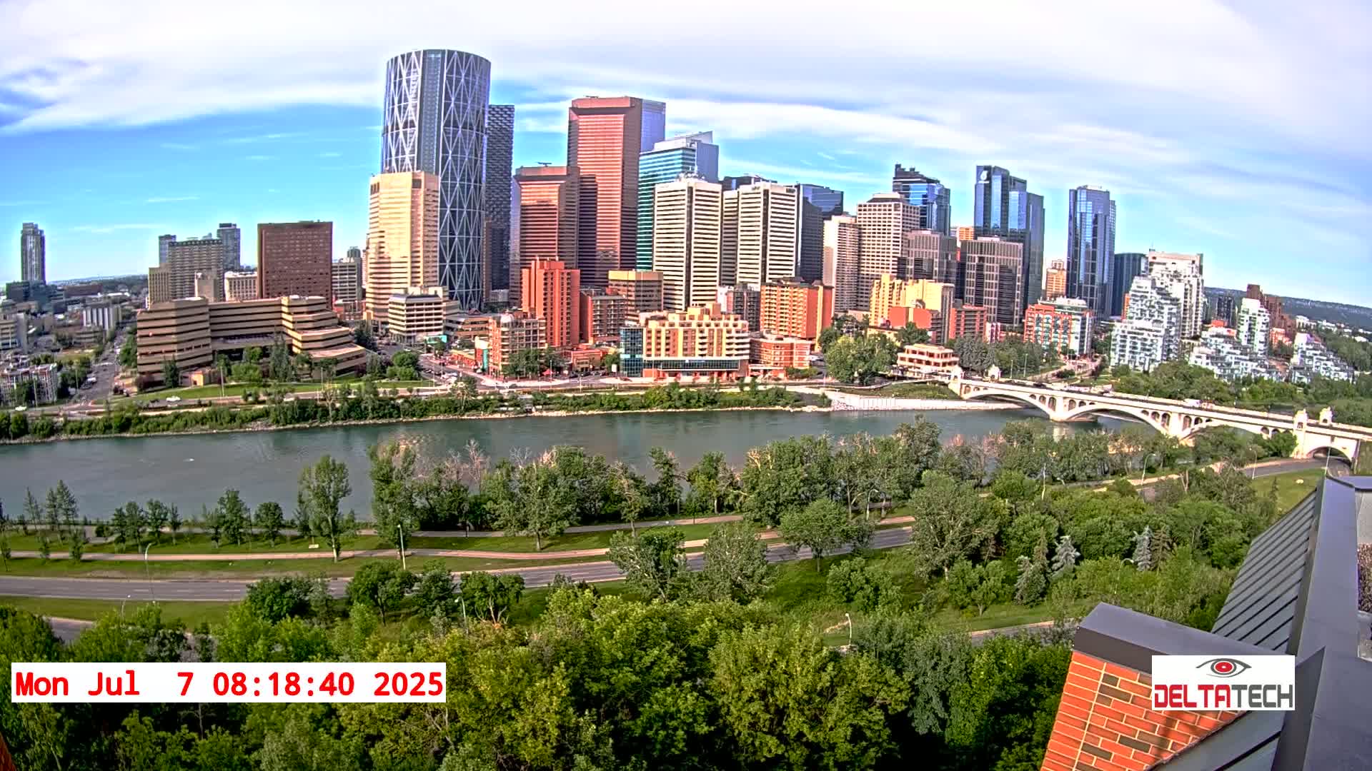 Calgary Skyline  Live Cam - Calgary, Rocky View County and Foothills County, Alberta, Canada