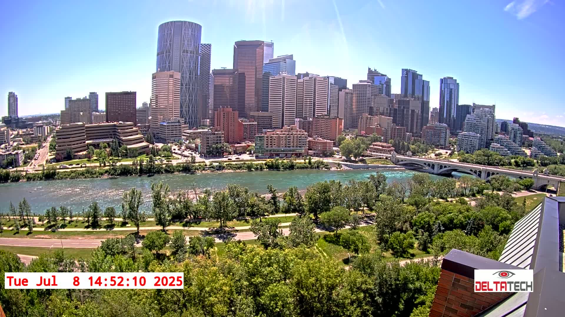 Calgary Skyline  Live Cam - Calgary, Rocky View County and Foothills County, Alberta, Canada