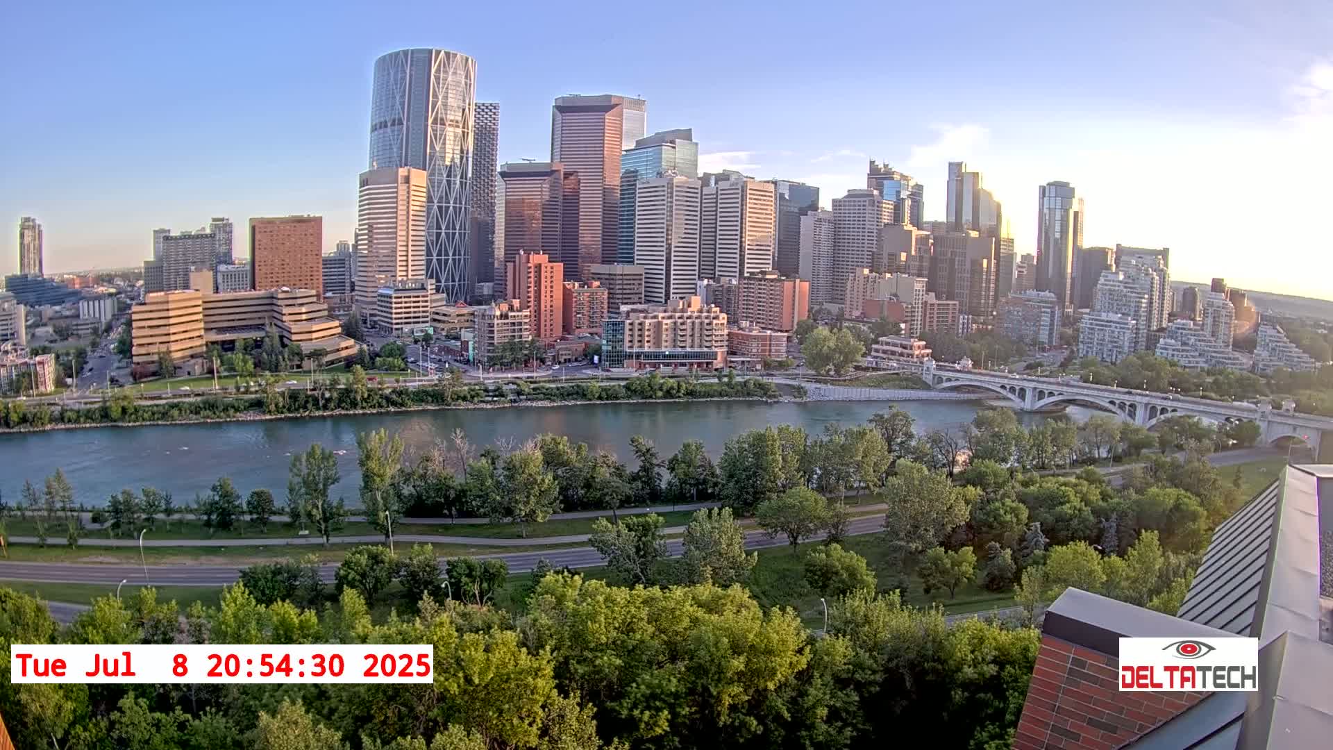 Calgary Skyline  Live Cam - Calgary, Rocky View County and Foothills County, Alberta, Canada