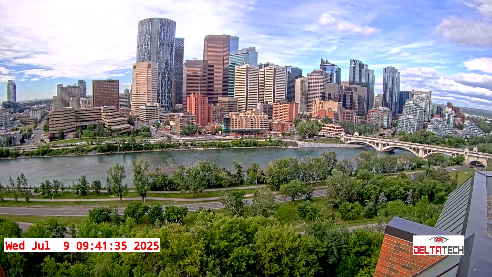 Calgary Skyline  Live Cam - Calgary, Rocky View County and Foothills County, Alberta, Canada