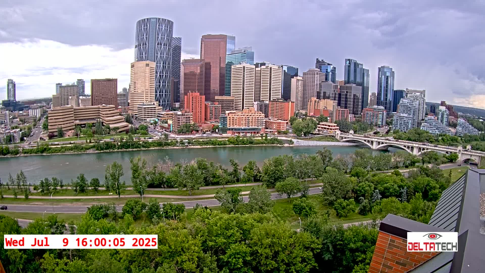 Calgary Skyline  Live Cam - Calgary, Rocky View County and Foothills County, Alberta, Canada