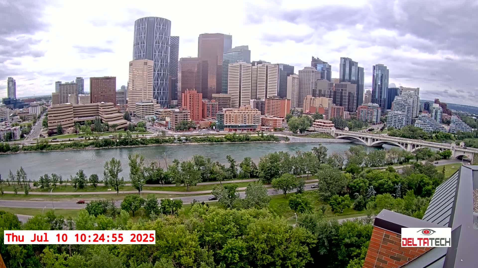 Calgary Skyline  Live Cam - Calgary, Rocky View County and Foothills County, Alberta, Canada