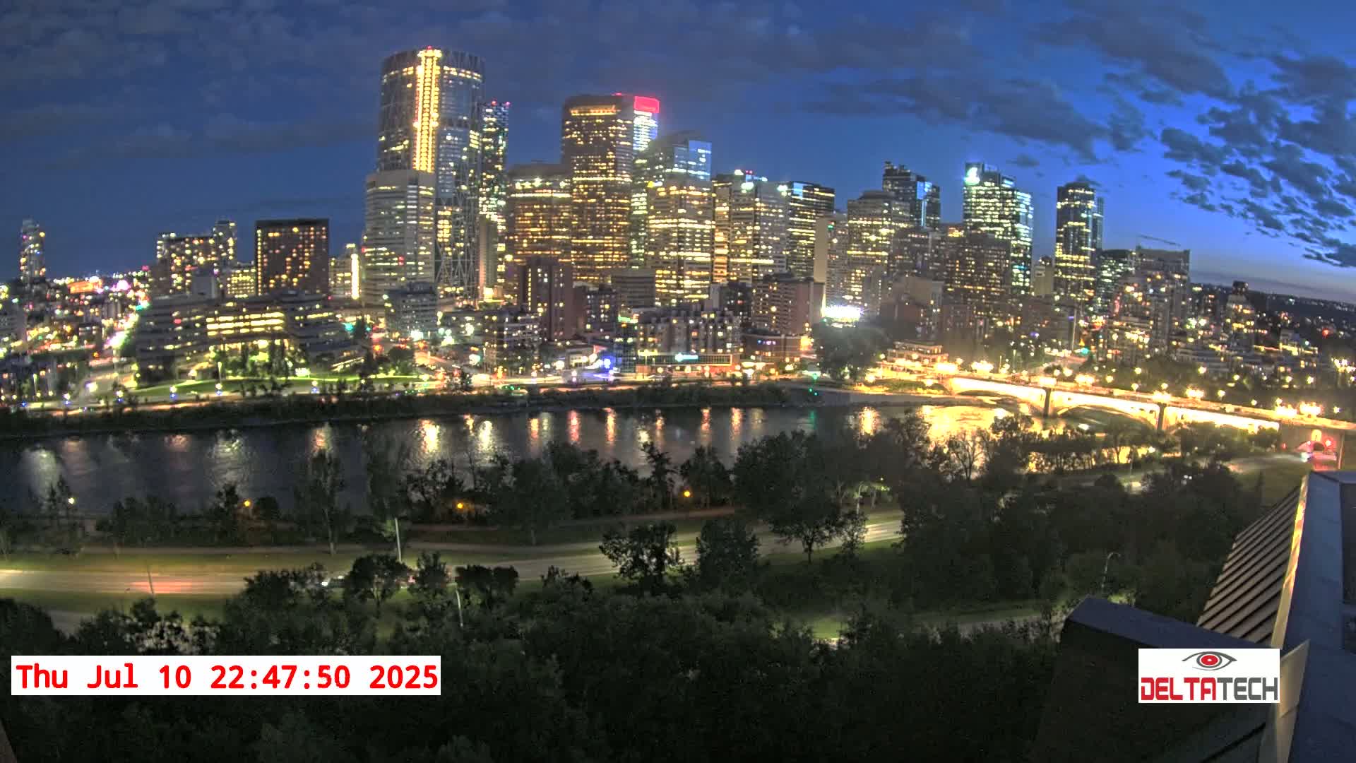 Calgary Skyline  Live Cam - Calgary, Rocky View County and Foothills County, Alberta, Canada