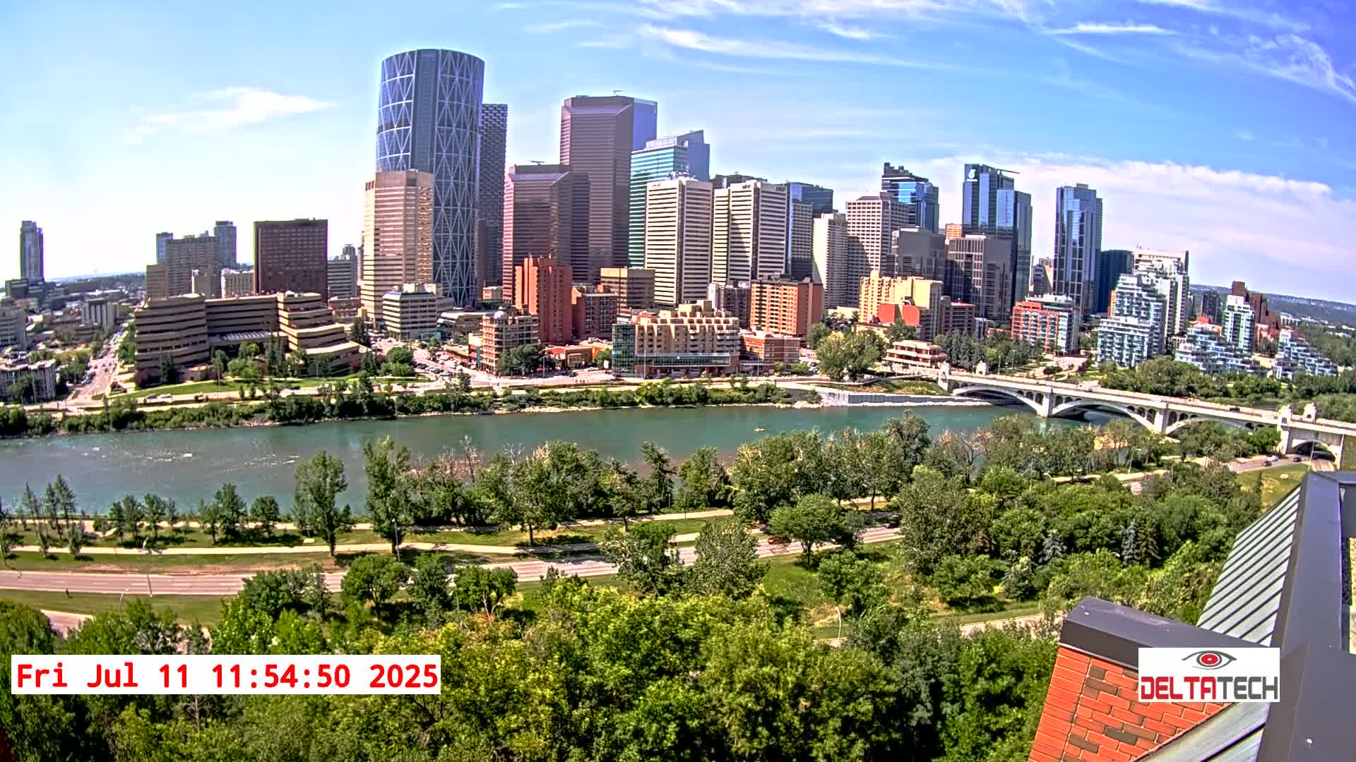 Calgary Skyline  Live Cam - Calgary, Rocky View County and Foothills County, Alberta, Canada
