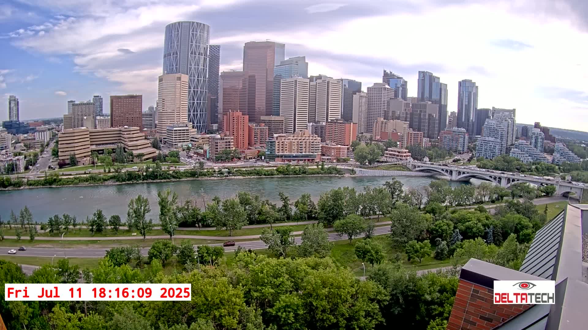 Calgary Skyline  Live Cam - Calgary, Rocky View County and Foothills County, Alberta, Canada