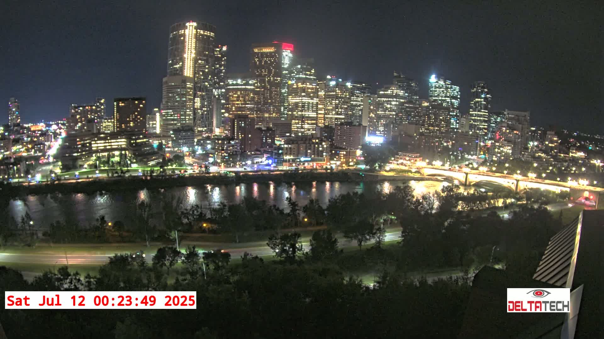 Calgary Skyline  Live Cam - Calgary, Rocky View County and Foothills County, Alberta, Canada