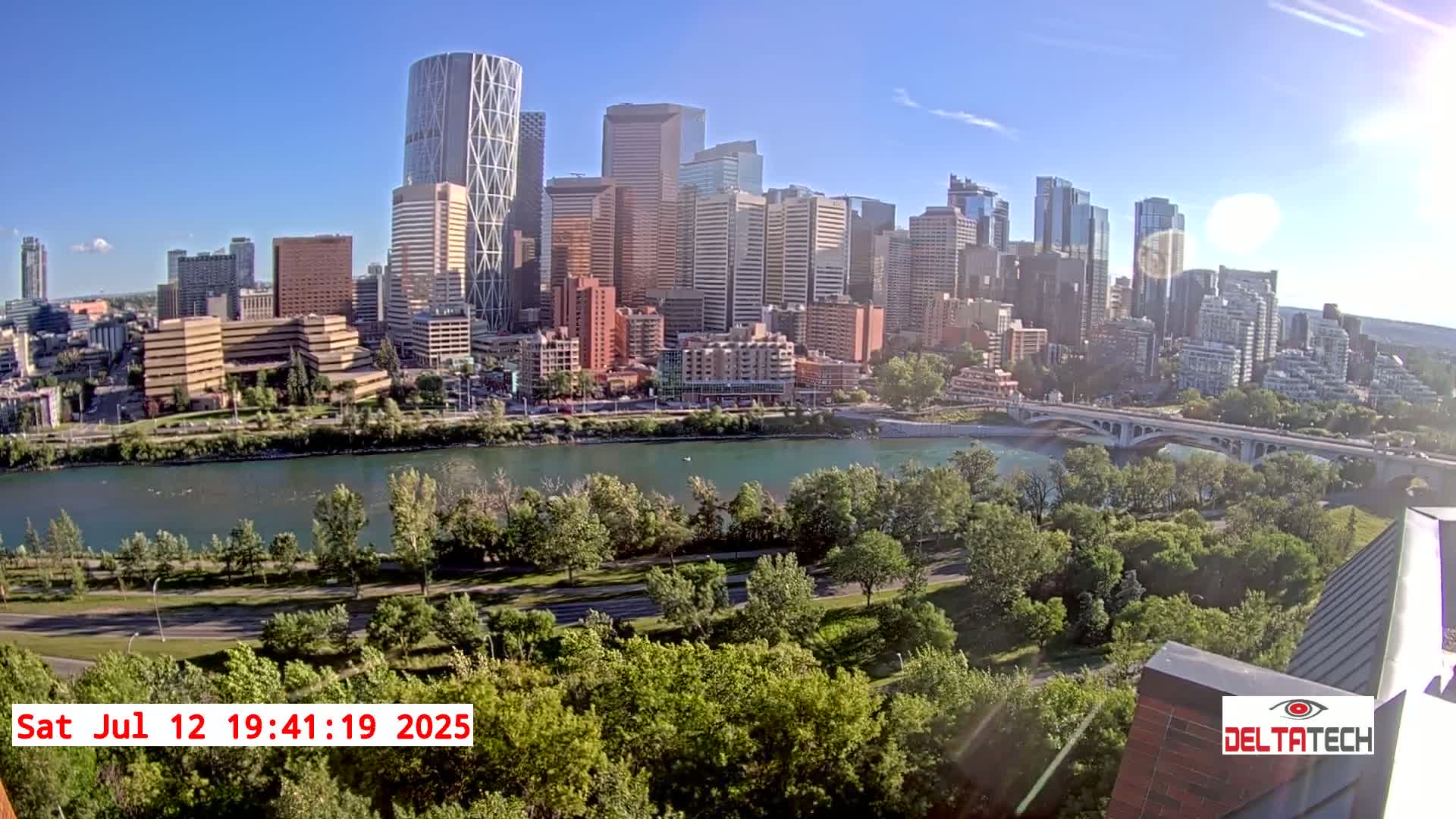 Calgary Skyline  Live Cam - Calgary, Rocky View County and Foothills County, Alberta, Canada
