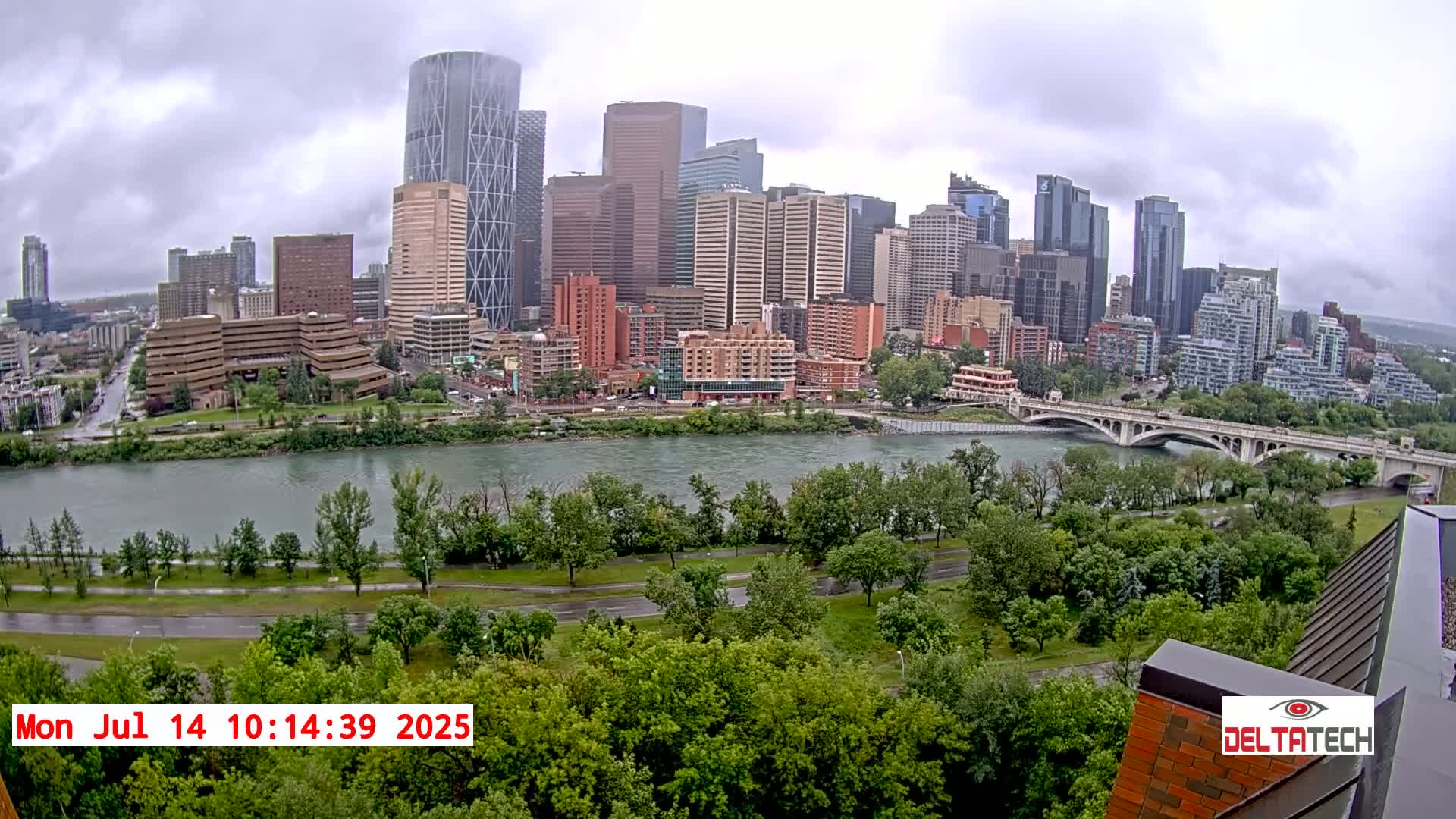 Calgary Skyline  Live Cam - Calgary, Rocky View County and Foothills County, Alberta, Canada