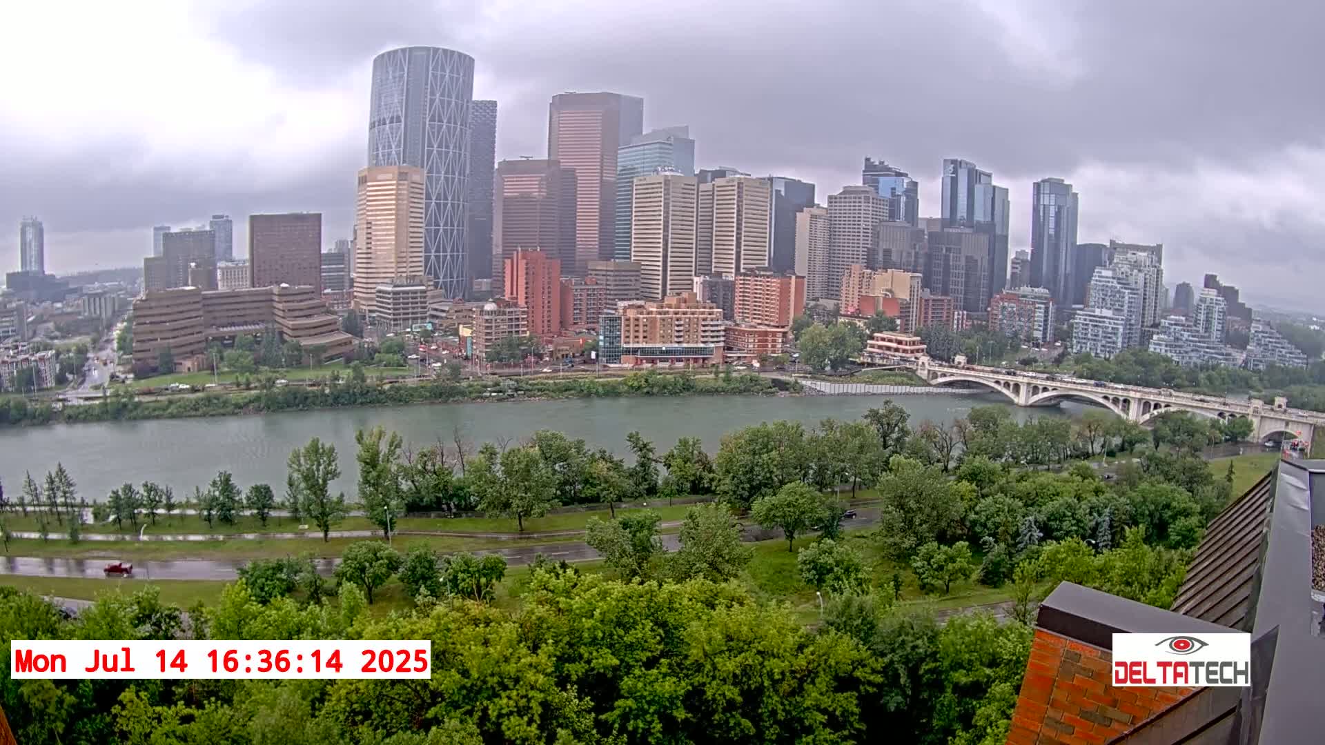 Calgary Skyline  Live Cam - Calgary, Rocky View County and Foothills County, Alberta, Canada