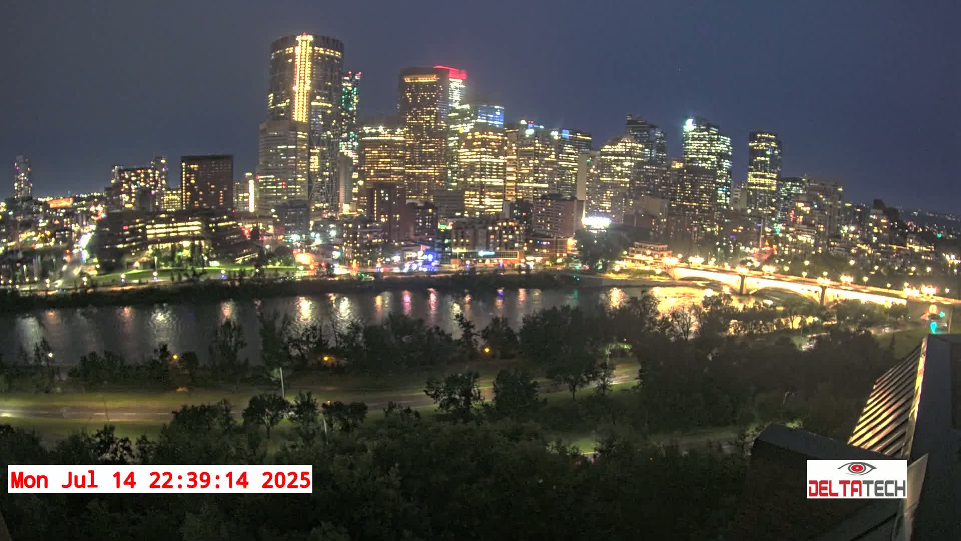 Calgary Skyline  Live Cam - Calgary, Rocky View County and Foothills County, Alberta, Canada