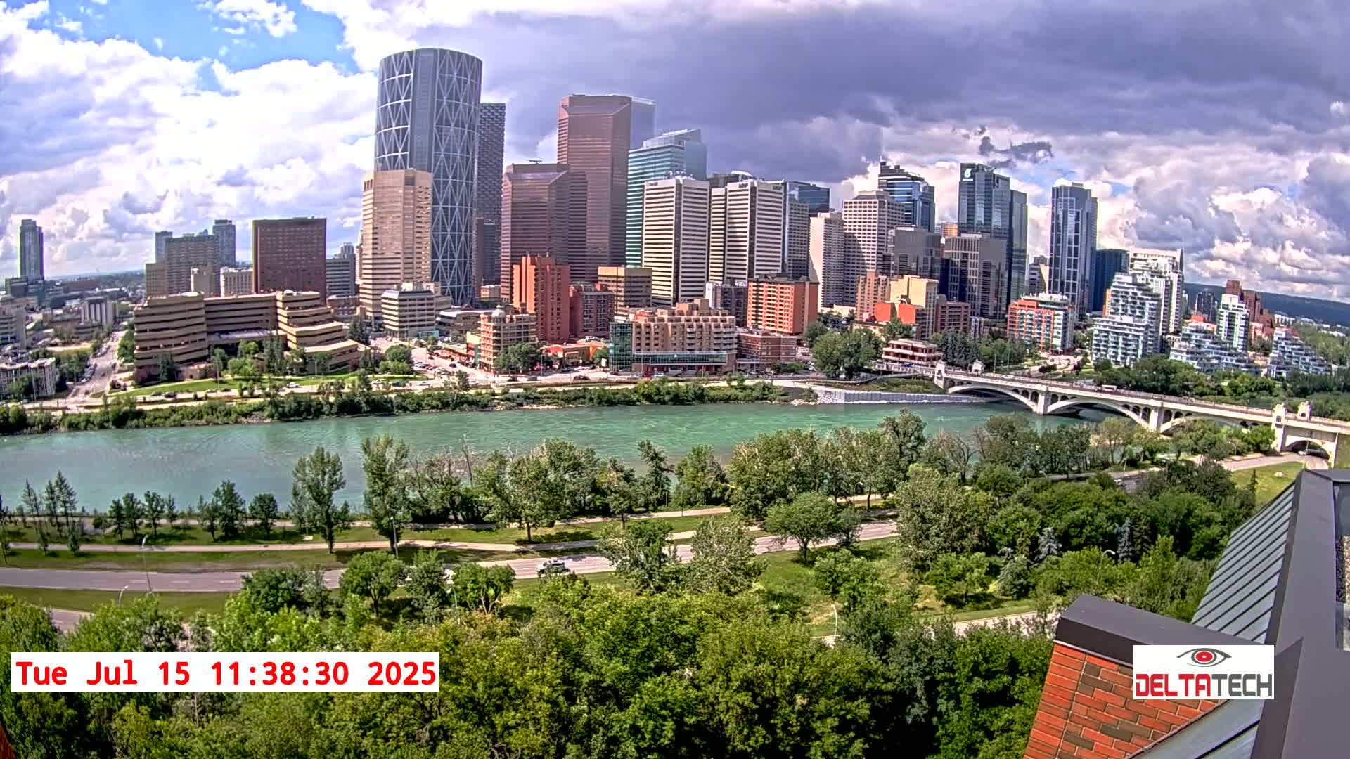 Calgary Skyline  Live Cam - Calgary, Rocky View County and Foothills County, Alberta, Canada