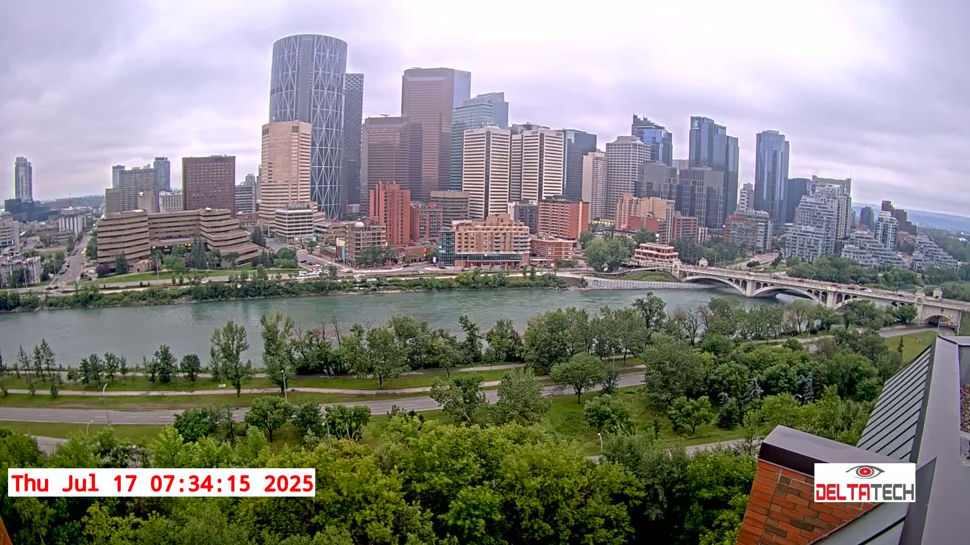 Calgary Skyline  Live Cam - Calgary, Rocky View County and Foothills County, Alberta, Canada