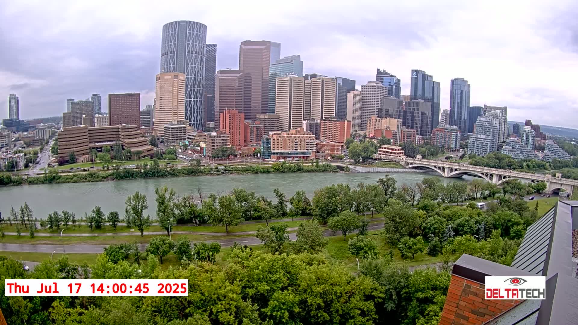 Calgary Skyline  Live Cam - Calgary, Rocky View County and Foothills County, Alberta, Canada