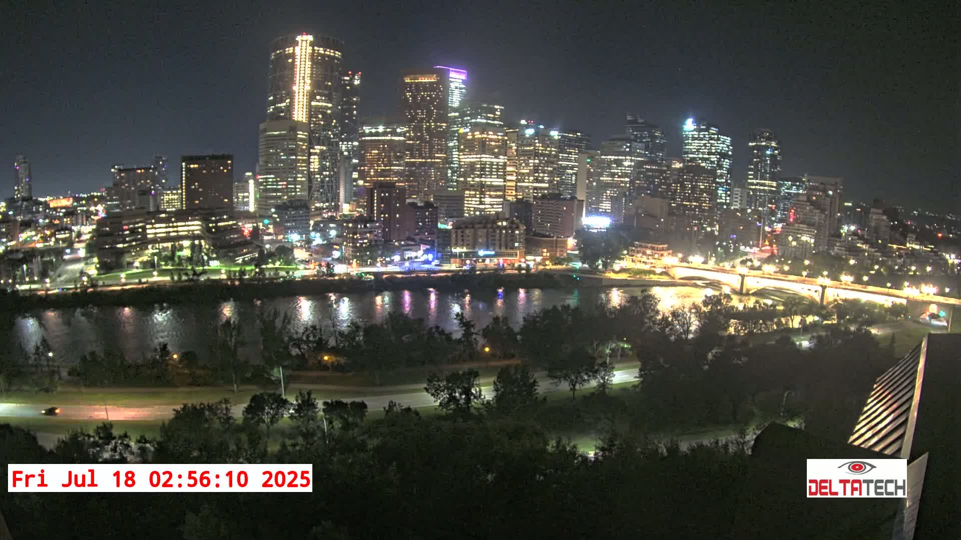 Calgary Skyline  Live Cam - Calgary, Rocky View County and Foothills County, Alberta, Canada