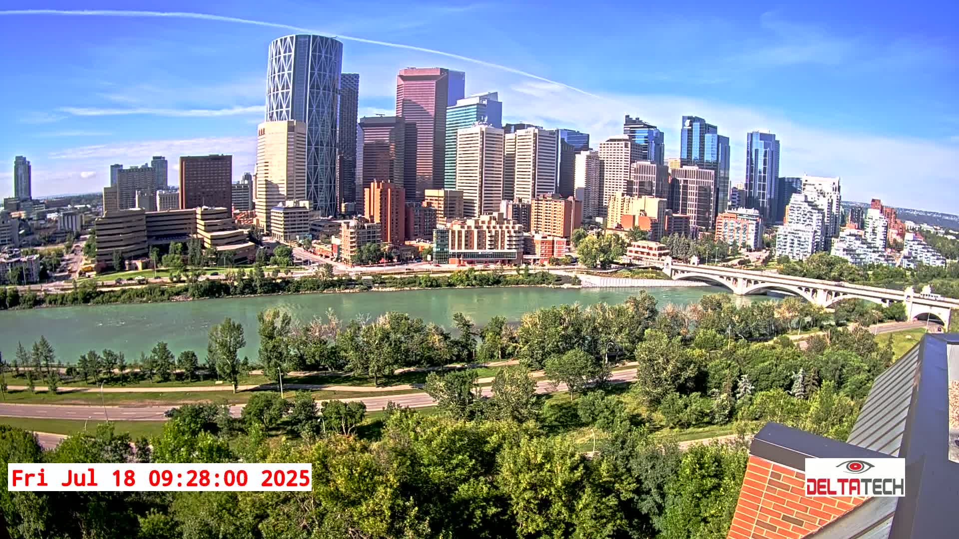 Calgary Skyline  Live Cam - Calgary, Rocky View County and Foothills County, Alberta, Canada