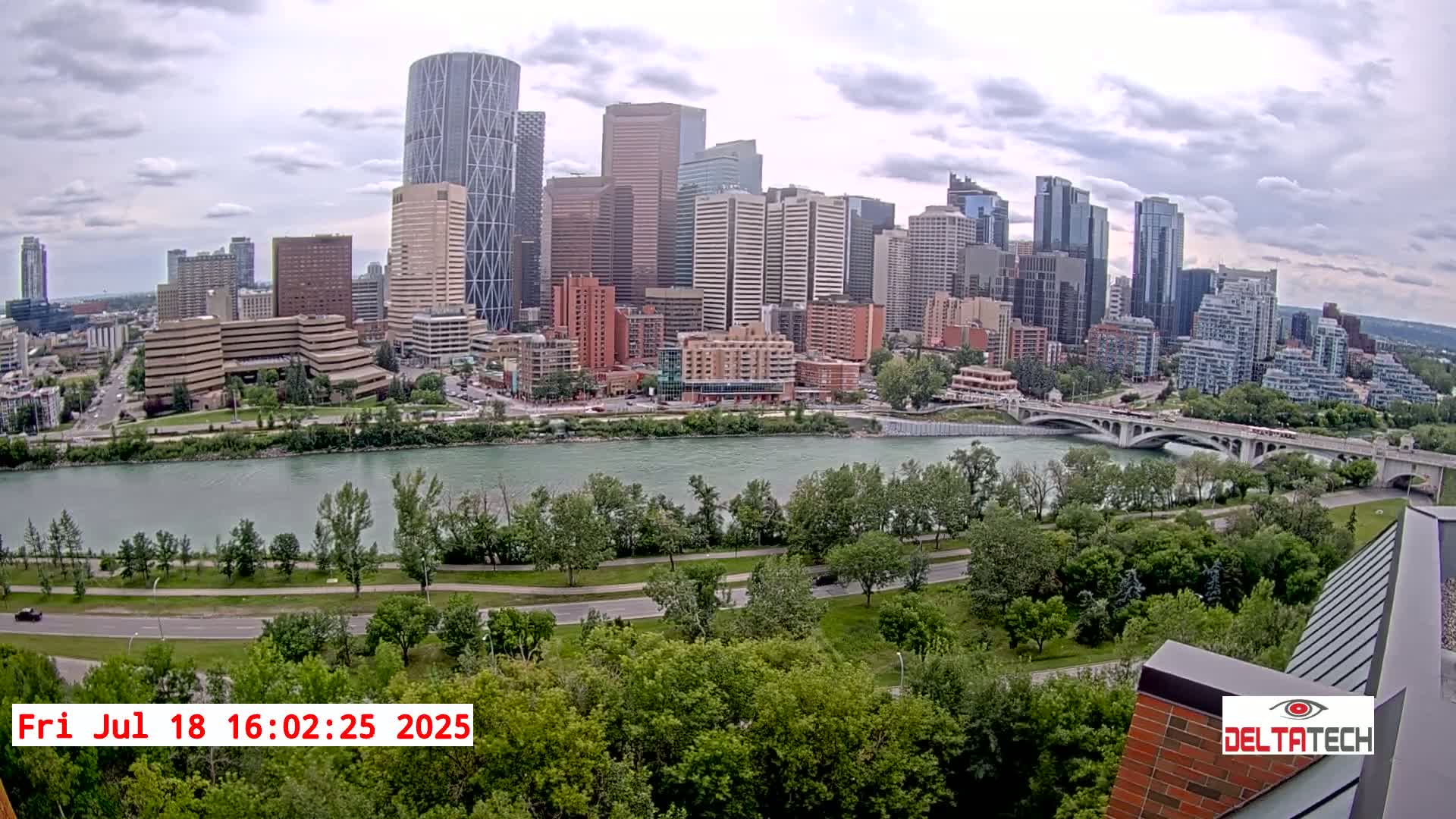 Calgary Skyline  Live Cam - Calgary, Rocky View County and Foothills County, Alberta, Canada