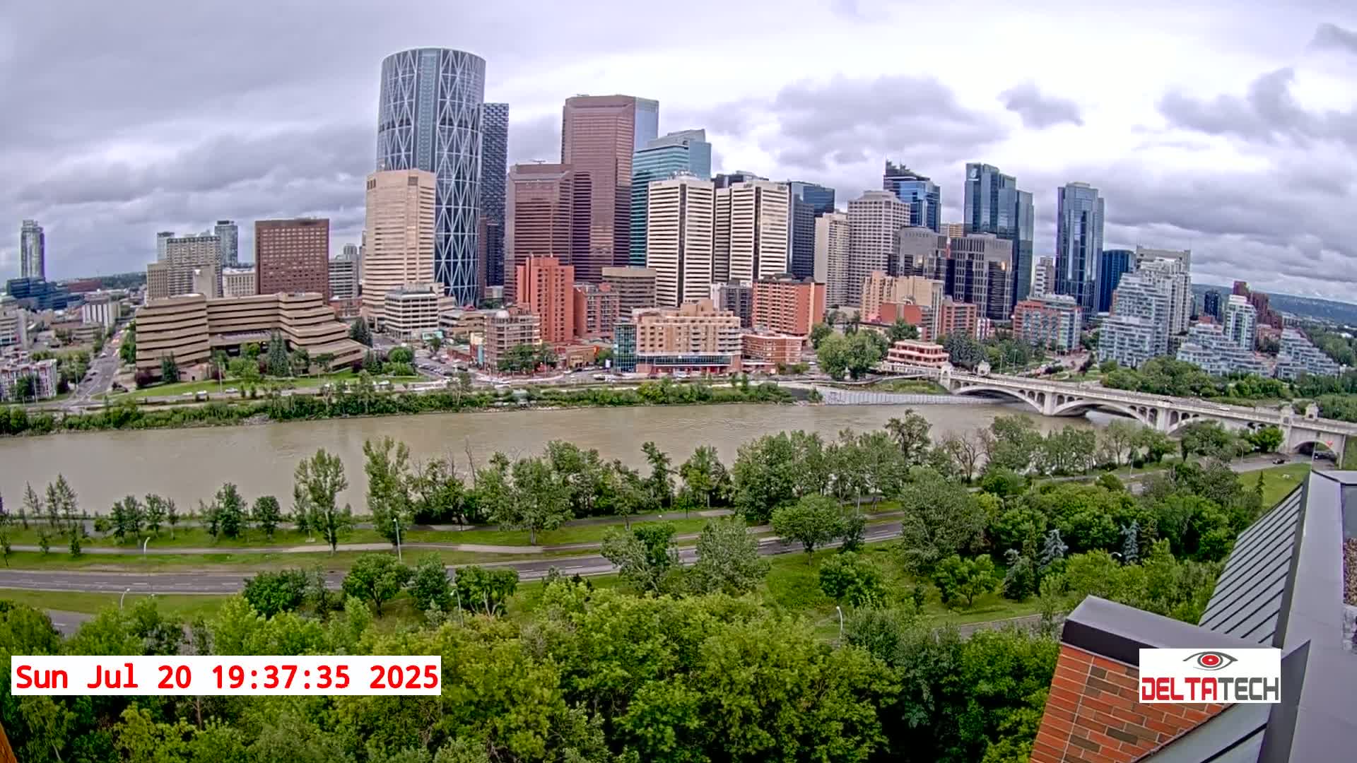 Calgary Skyline  Live Cam - Calgary, Rocky View County and Foothills County, Alberta, Canada