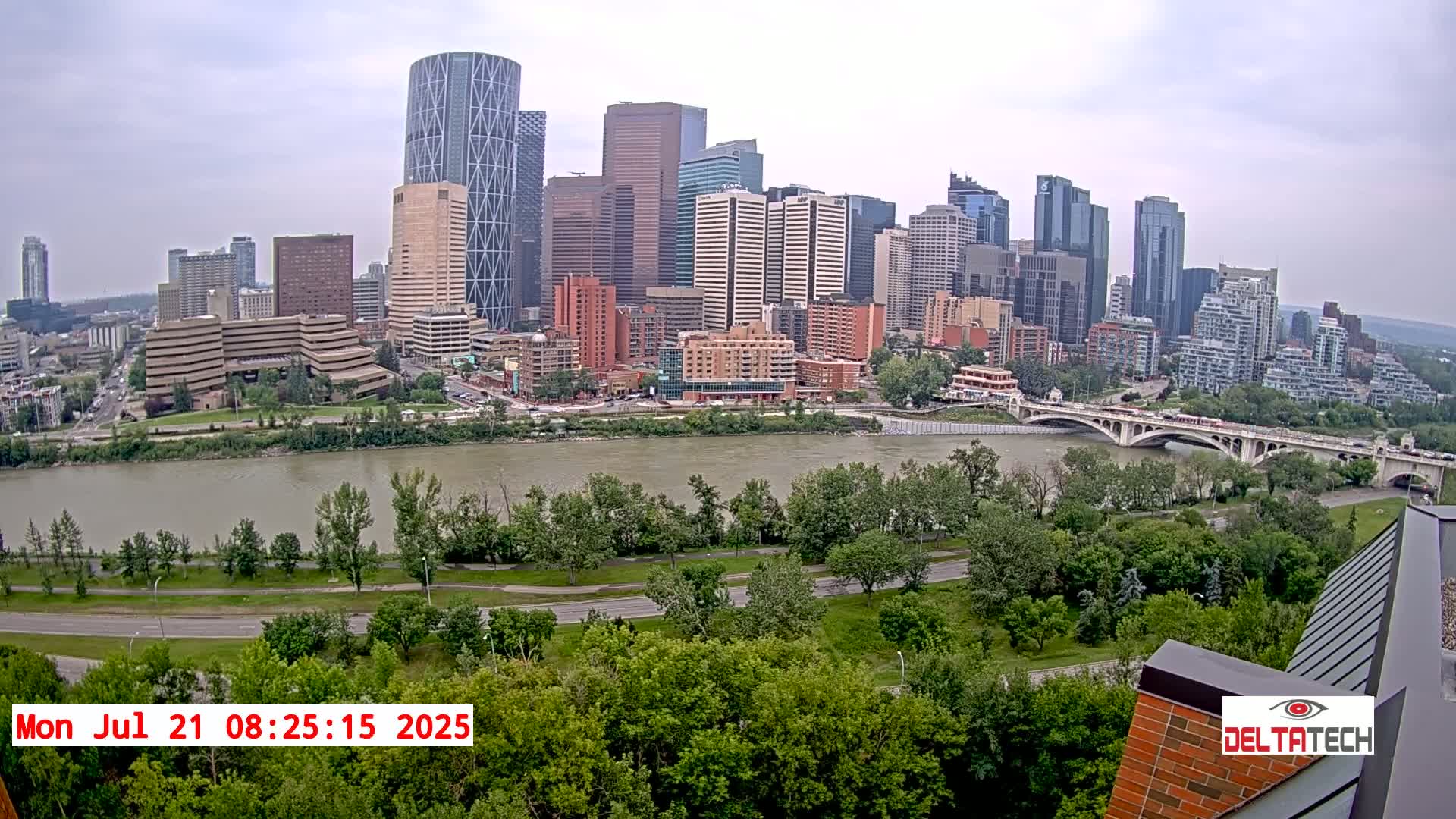 Calgary Skyline  Live Cam - Calgary, Rocky View County and Foothills County, Alberta, Canada