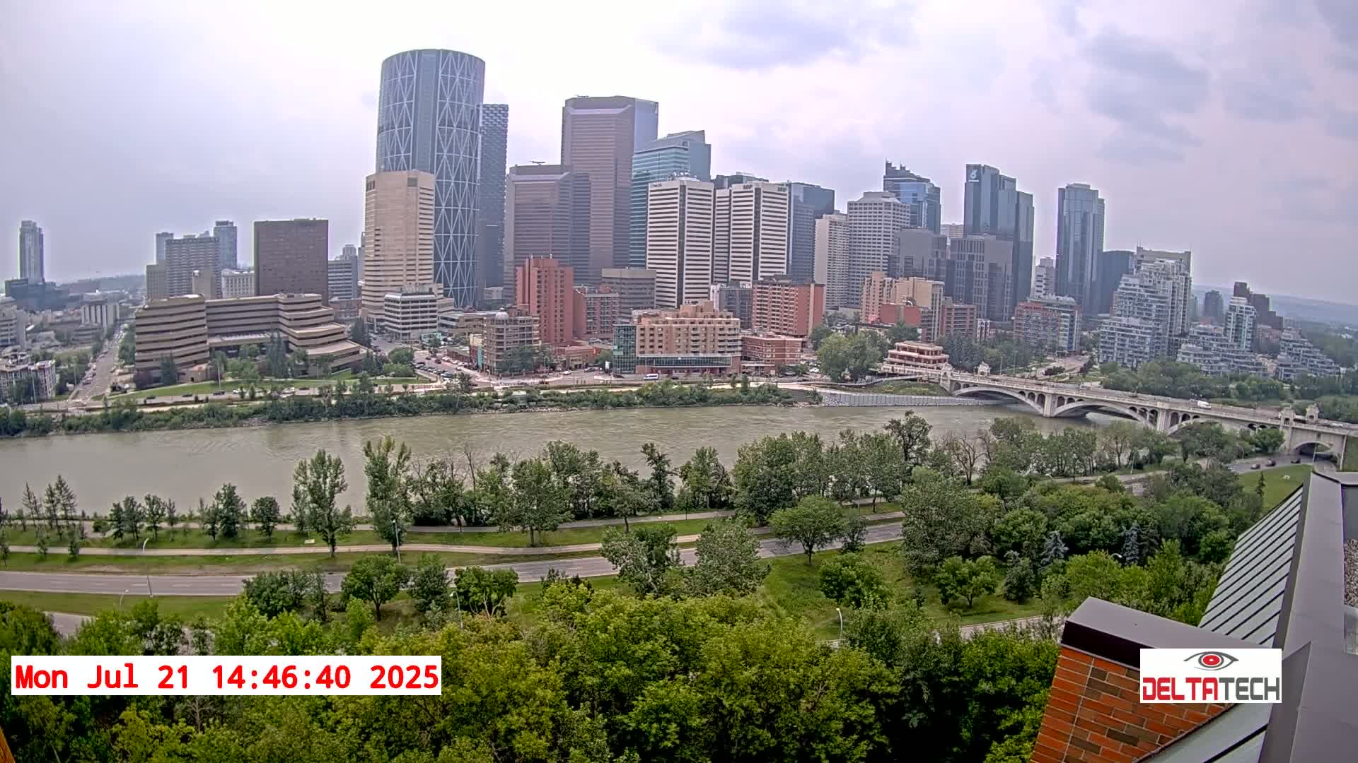 Calgary Skyline  Live Cam - Calgary, Rocky View County and Foothills County, Alberta, Canada