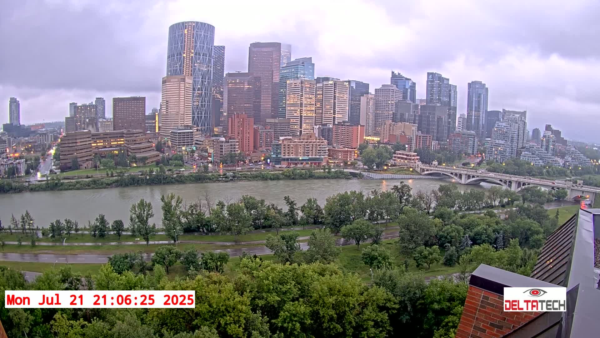 Calgary Skyline  Live Cam - Calgary, Rocky View County and Foothills County, Alberta, Canada