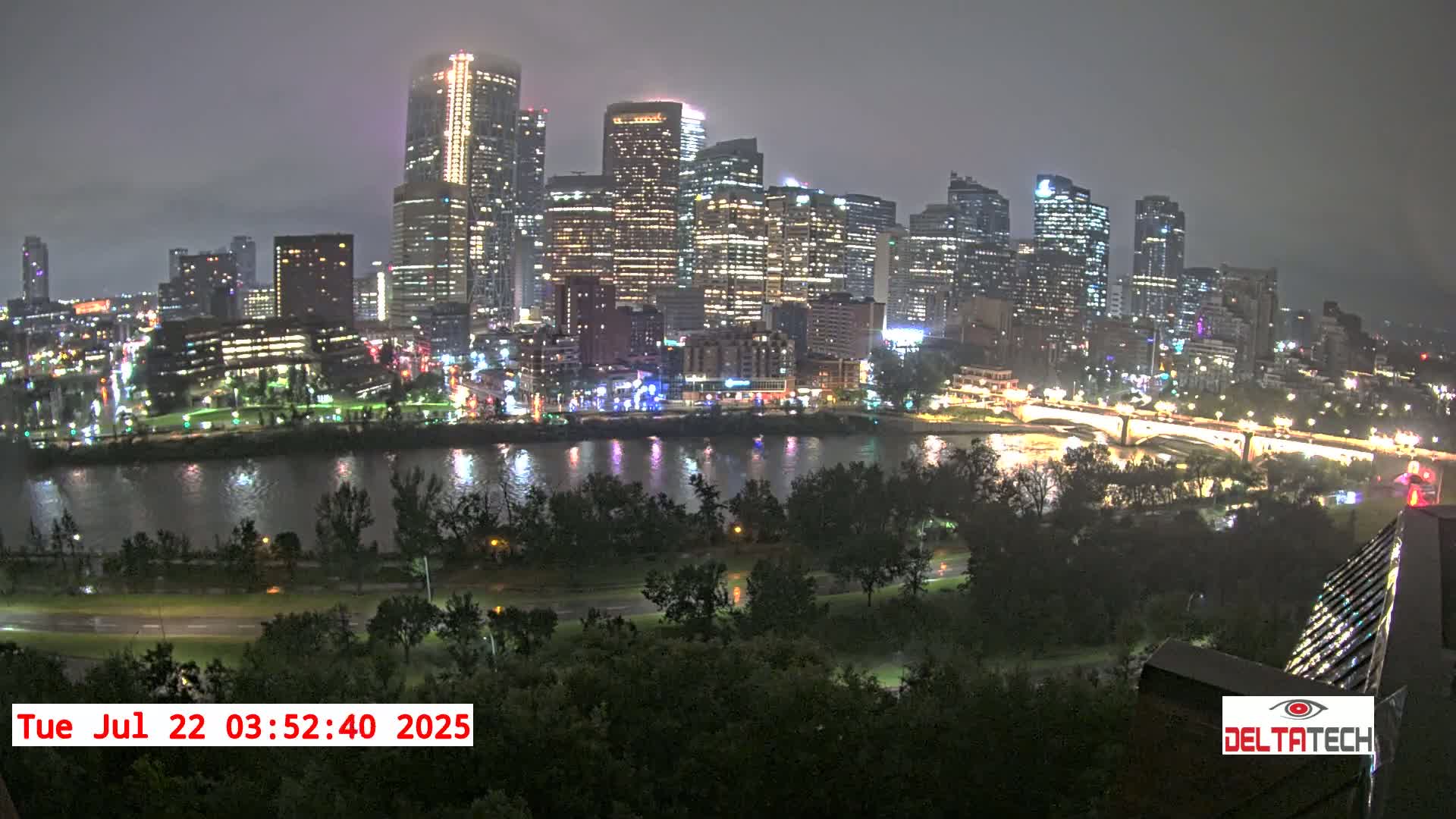 Calgary Skyline  Live Cam - Calgary, Rocky View County and Foothills County, Alberta, Canada
