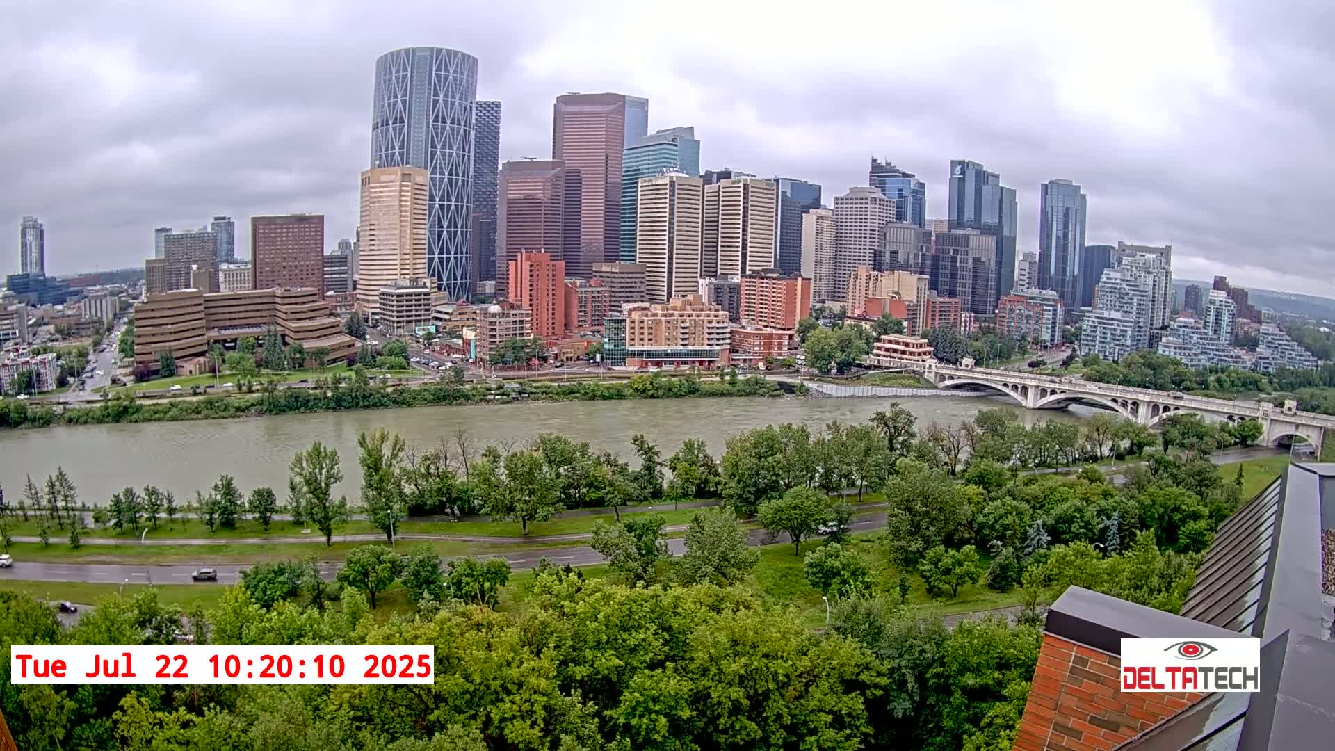 Calgary Skyline  Live Cam - Calgary, Rocky View County and Foothills County, Alberta, Canada