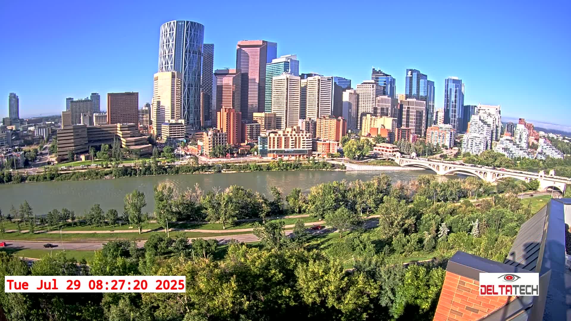 Calgary Skyline  Live Cam - Calgary, Rocky View County and Foothills County, Alberta, Canada