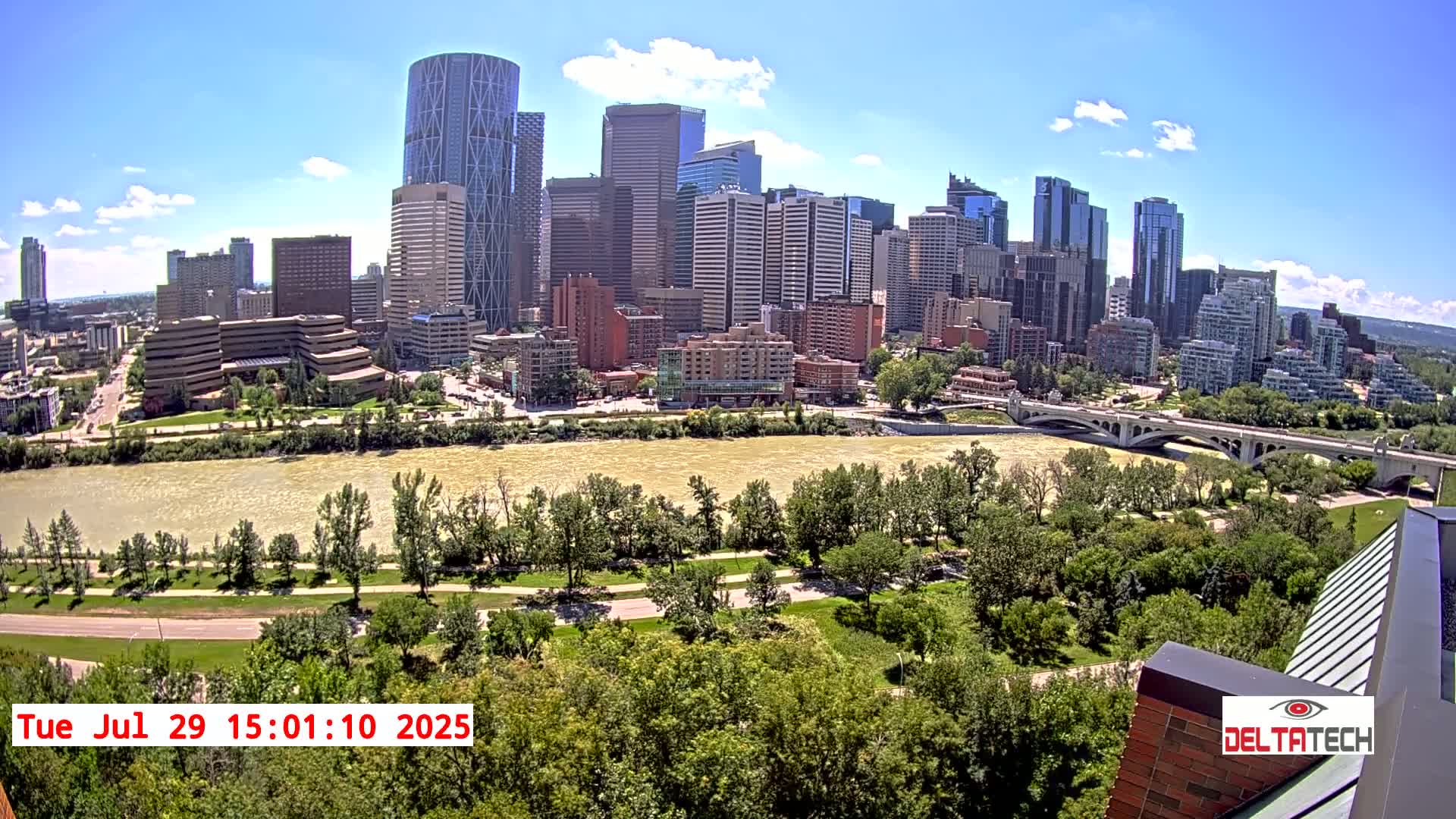 Calgary Skyline  Live Cam - Calgary, Rocky View County and Foothills County, Alberta, Canada