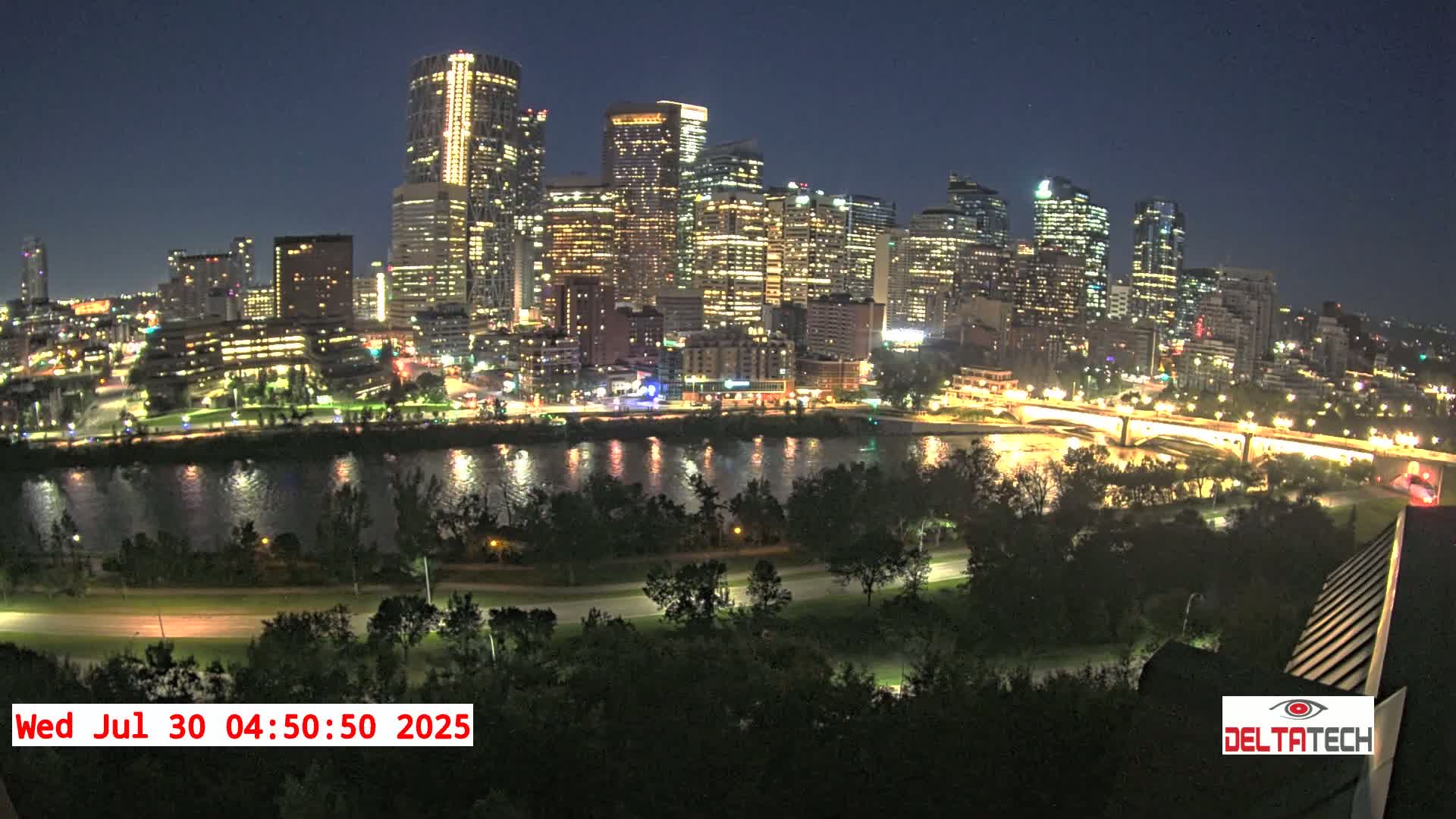 Calgary Skyline  Live Cam - Calgary, Rocky View County and Foothills County, Alberta, Canada