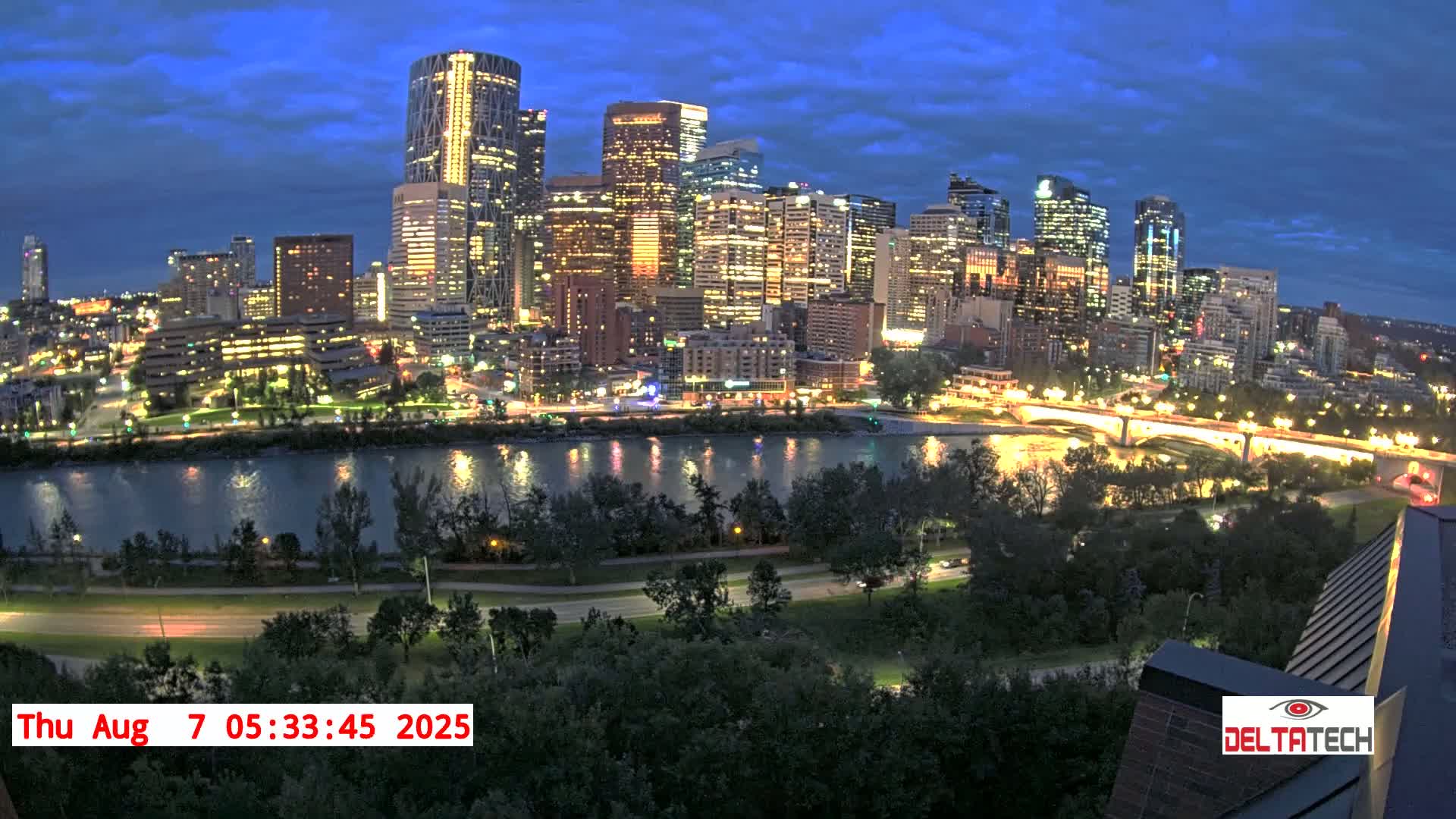 Calgary Skyline  Live Cam - Calgary, Rocky View County and Foothills County, Alberta, Canada