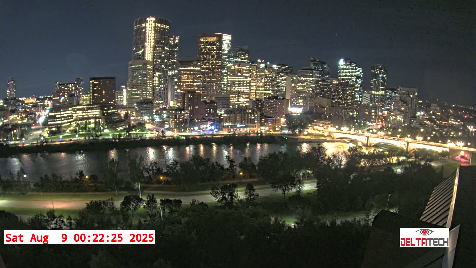 Calgary Skyline  Live Cam - Calgary, Rocky View County and Foothills County, Alberta, Canada