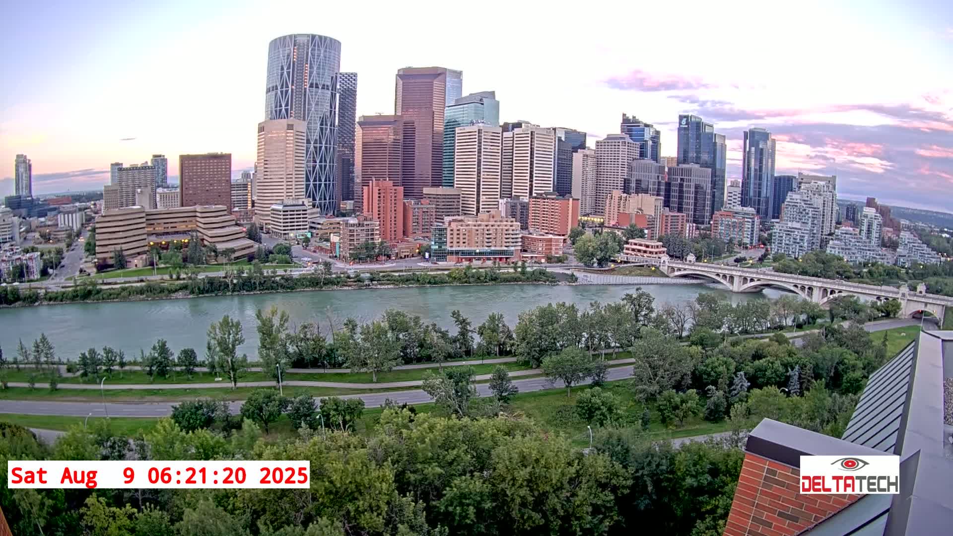 Calgary Skyline  Live Cam - Calgary, Rocky View County and Foothills County, Alberta, Canada