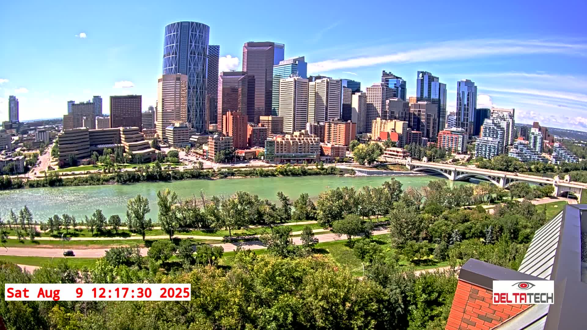 Calgary Skyline  Live Cam - Calgary, Rocky View County and Foothills County, Alberta, Canada