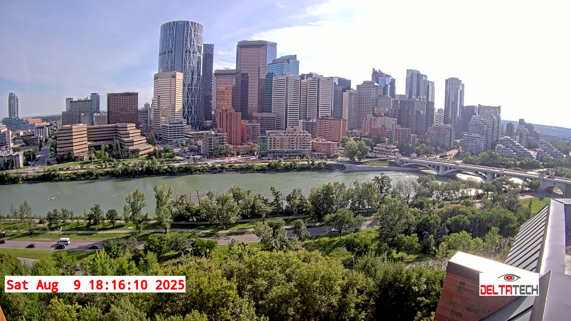 Calgary Skyline  Live Cam - Calgary, Rocky View County and Foothills County, Alberta, Canada