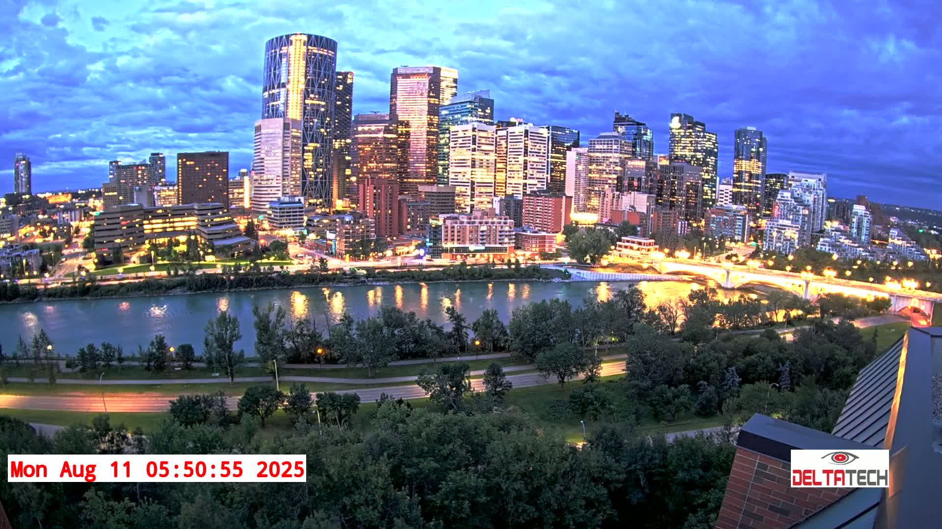 Calgary Skyline  Live Cam - Calgary, Rocky View County and Foothills County, Alberta, Canada