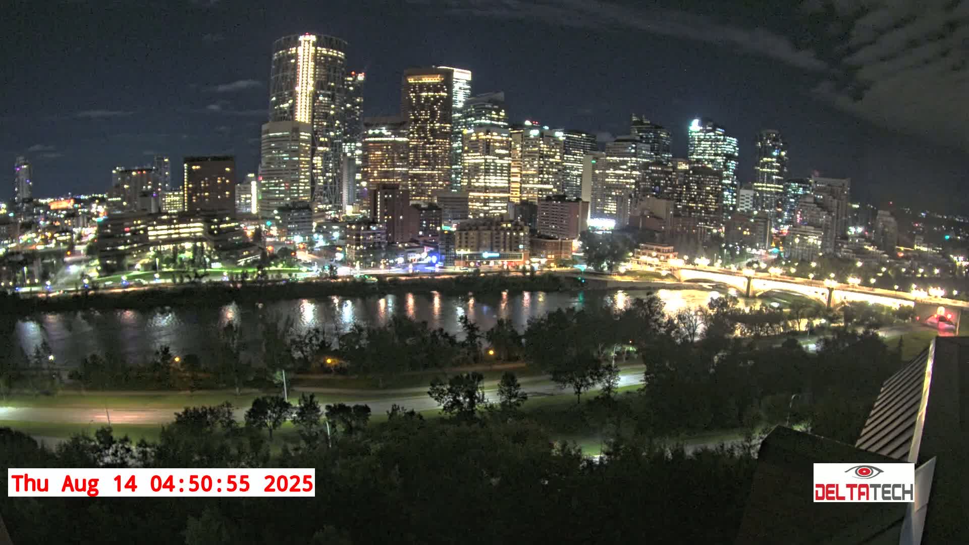Calgary Skyline  Live Cam - Calgary, Rocky View County and Foothills County, Alberta, Canada
