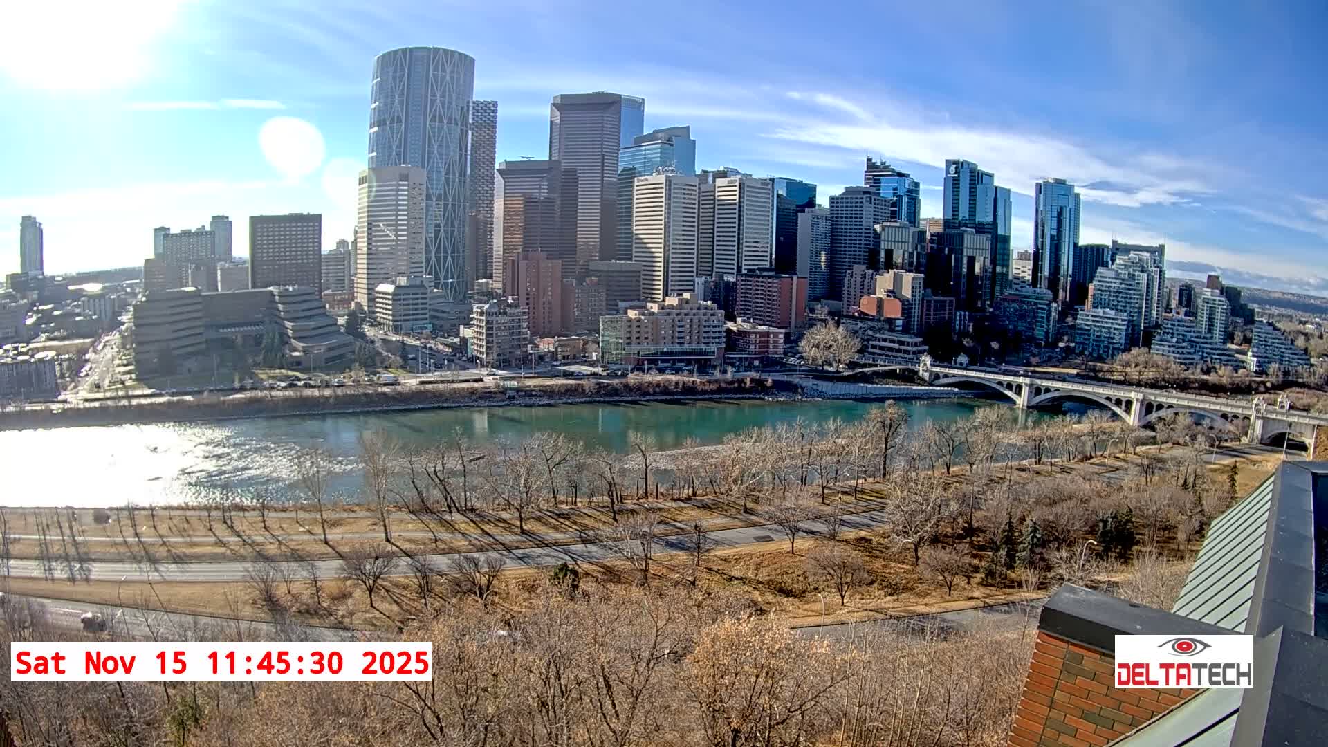 Calgary Skyline  Live Cam - Calgary, Rocky View County and Foothills County, Alberta, Canada
