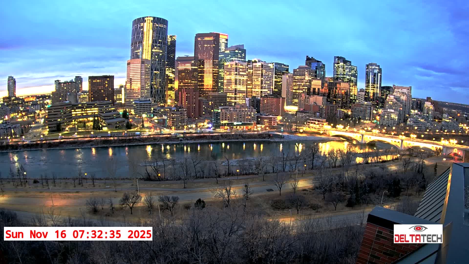 Calgary Skyline  Live Cam - Calgary, Rocky View County and Foothills County, Alberta, Canada