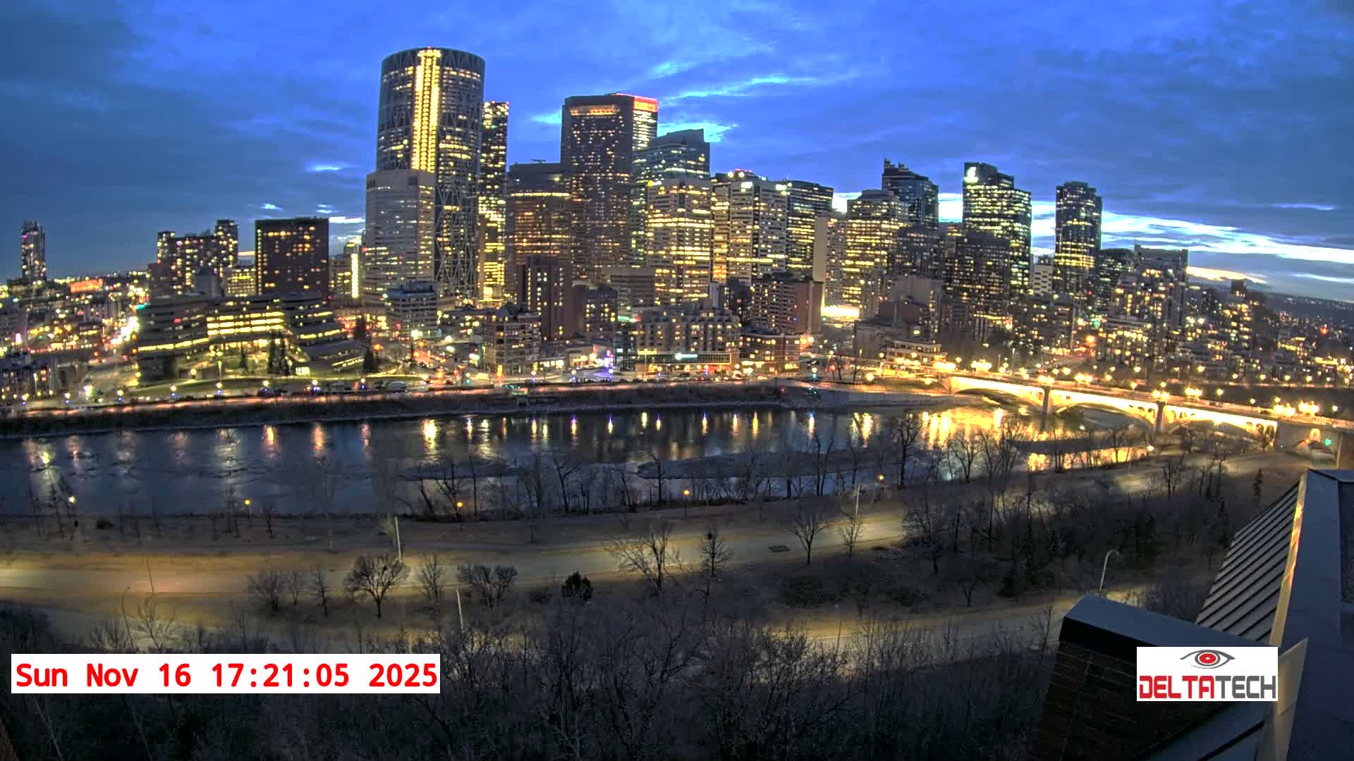 Calgary Skyline  Live Cam - Calgary, Rocky View County and Foothills County, Alberta, Canada